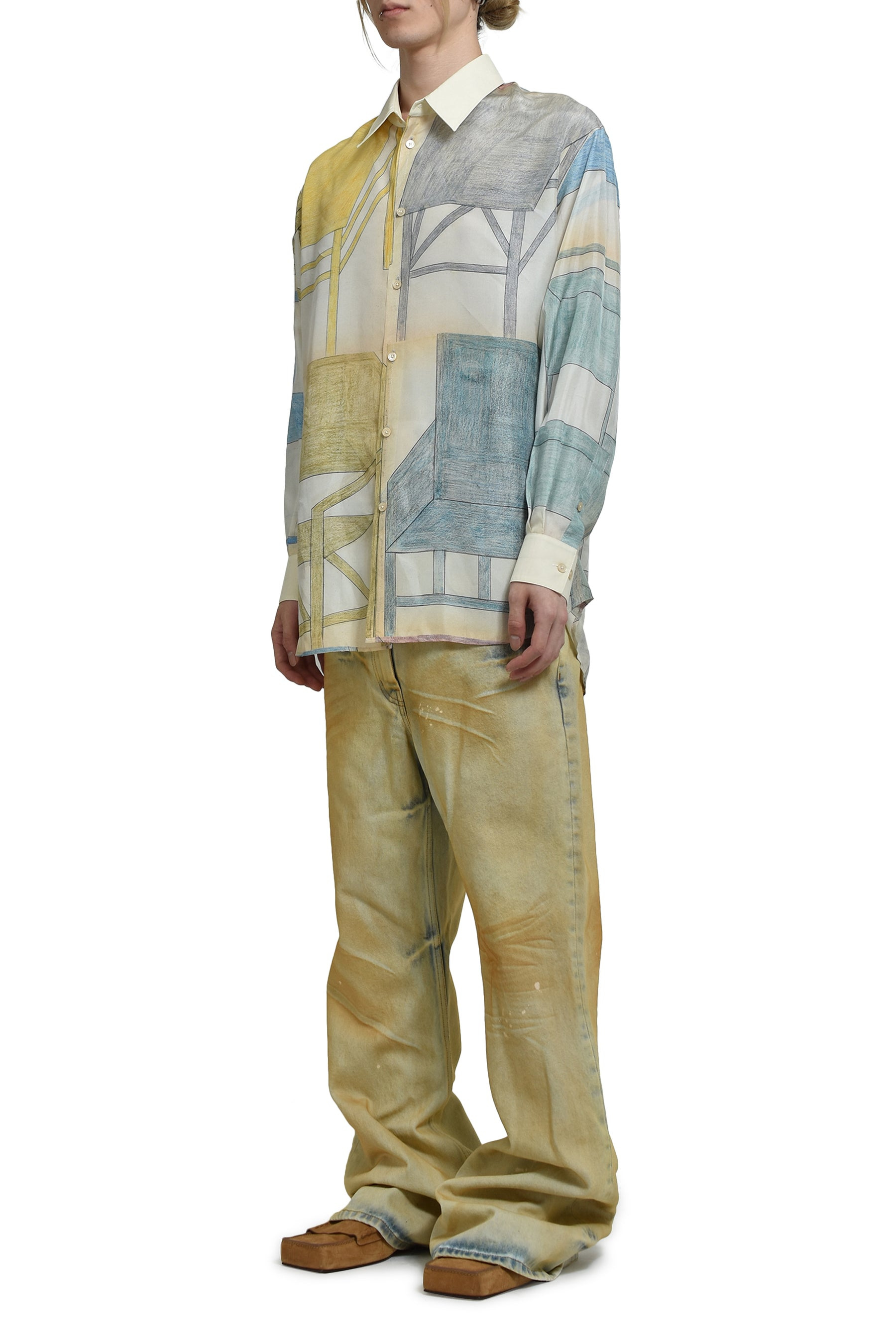 RELAXED SHIRT / CREAMY WHT - 4