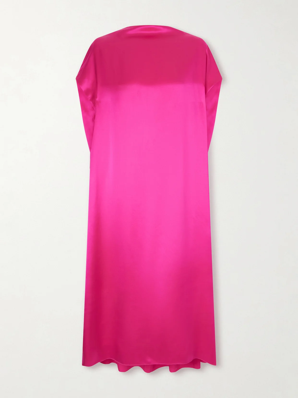 Silk-satin Midi Dress - 1