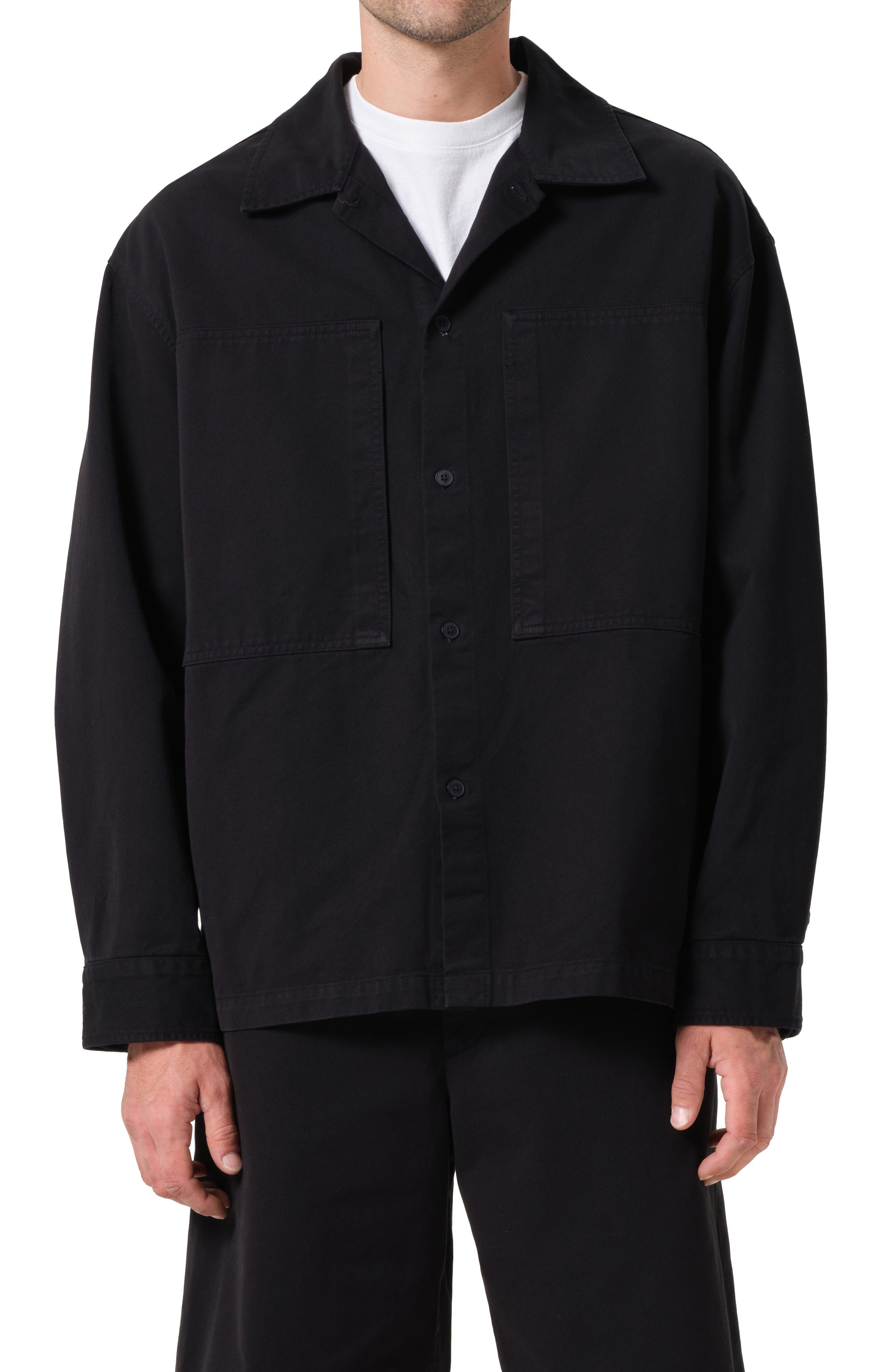 AGOLDE Rhode Overshirt in Black at Nordstrom - 1