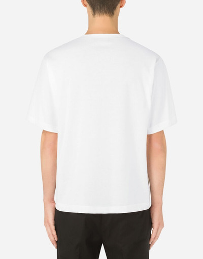 Dolce & Gabbana Cotton T-shirt with DG logo print outlook