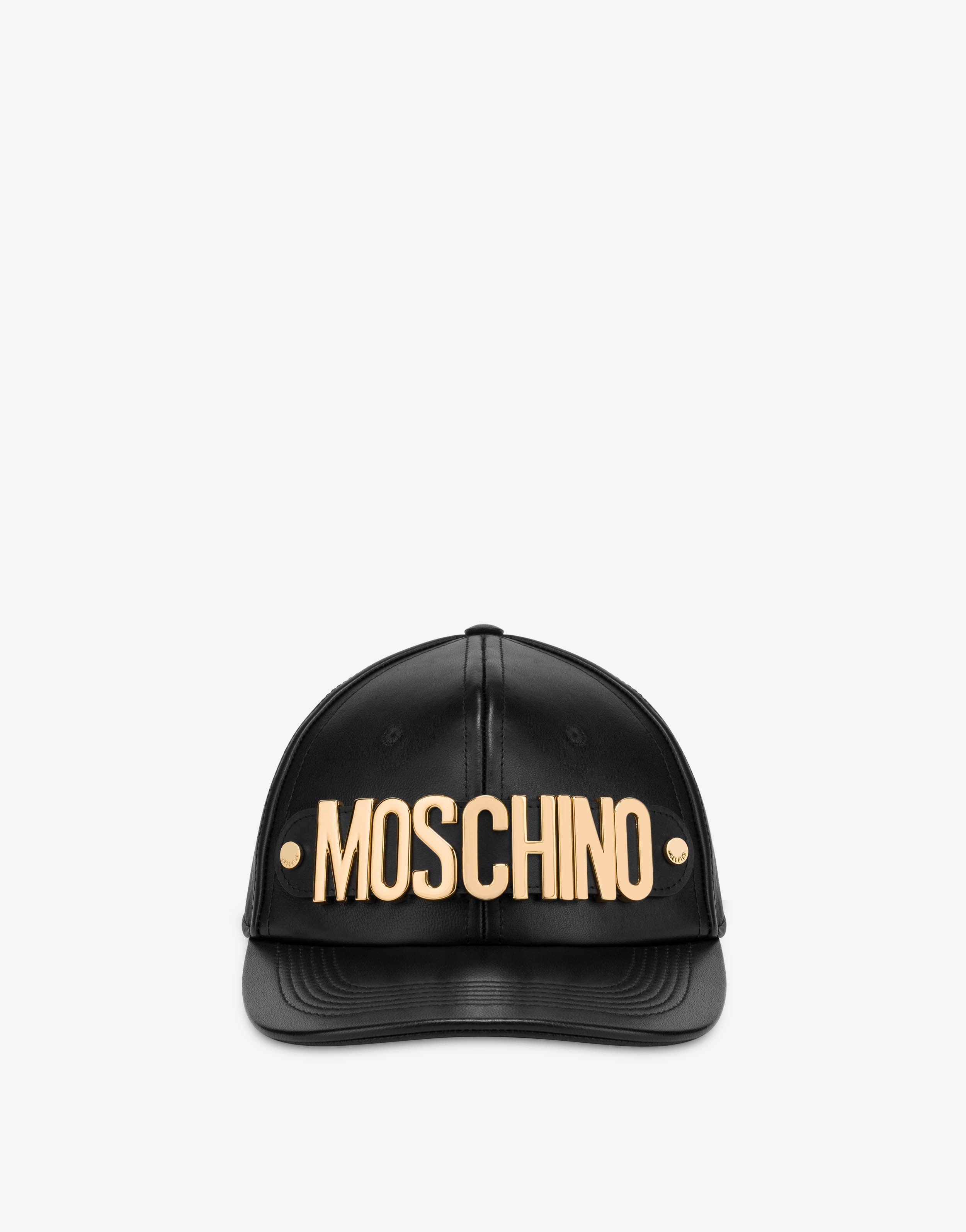 LETTERING LOGO NAPPA HAT - 1