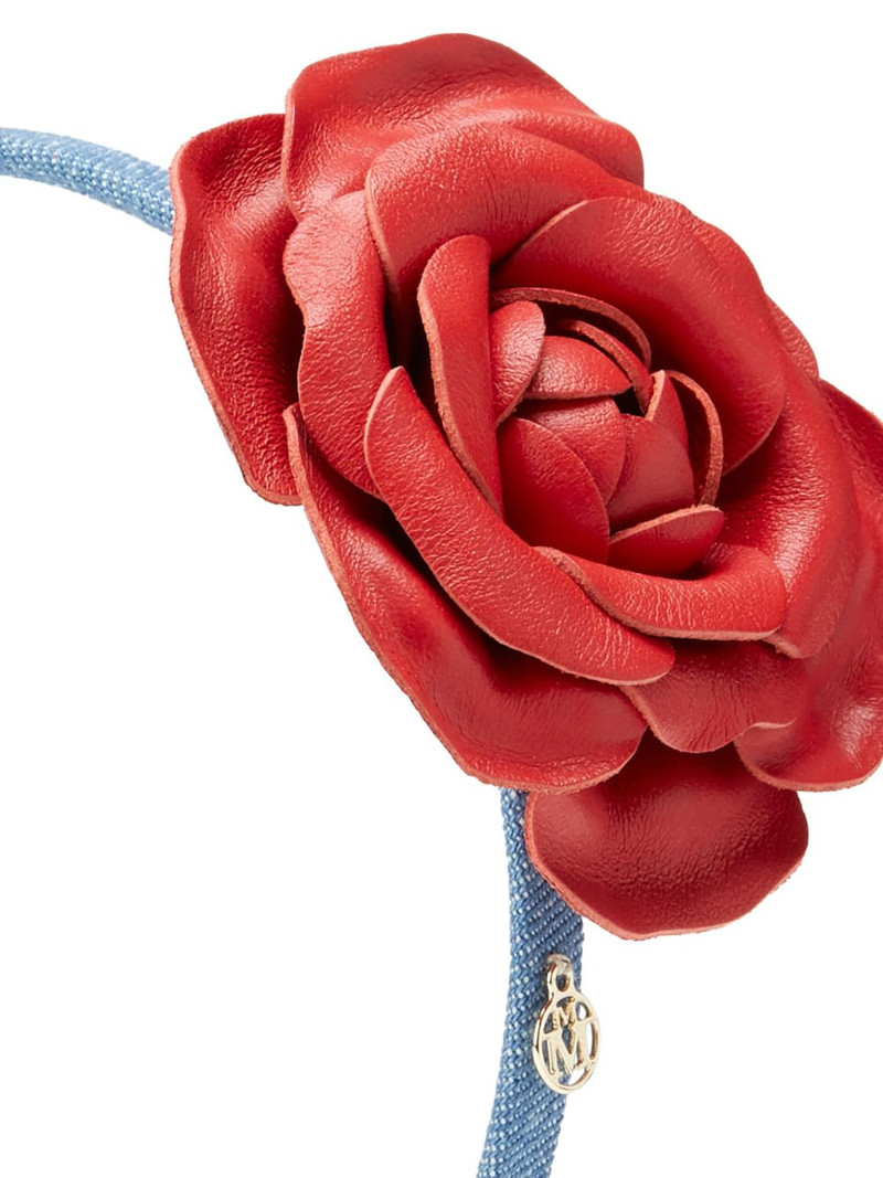MAISON MICHEL Valentina rose-detailed headband outlook