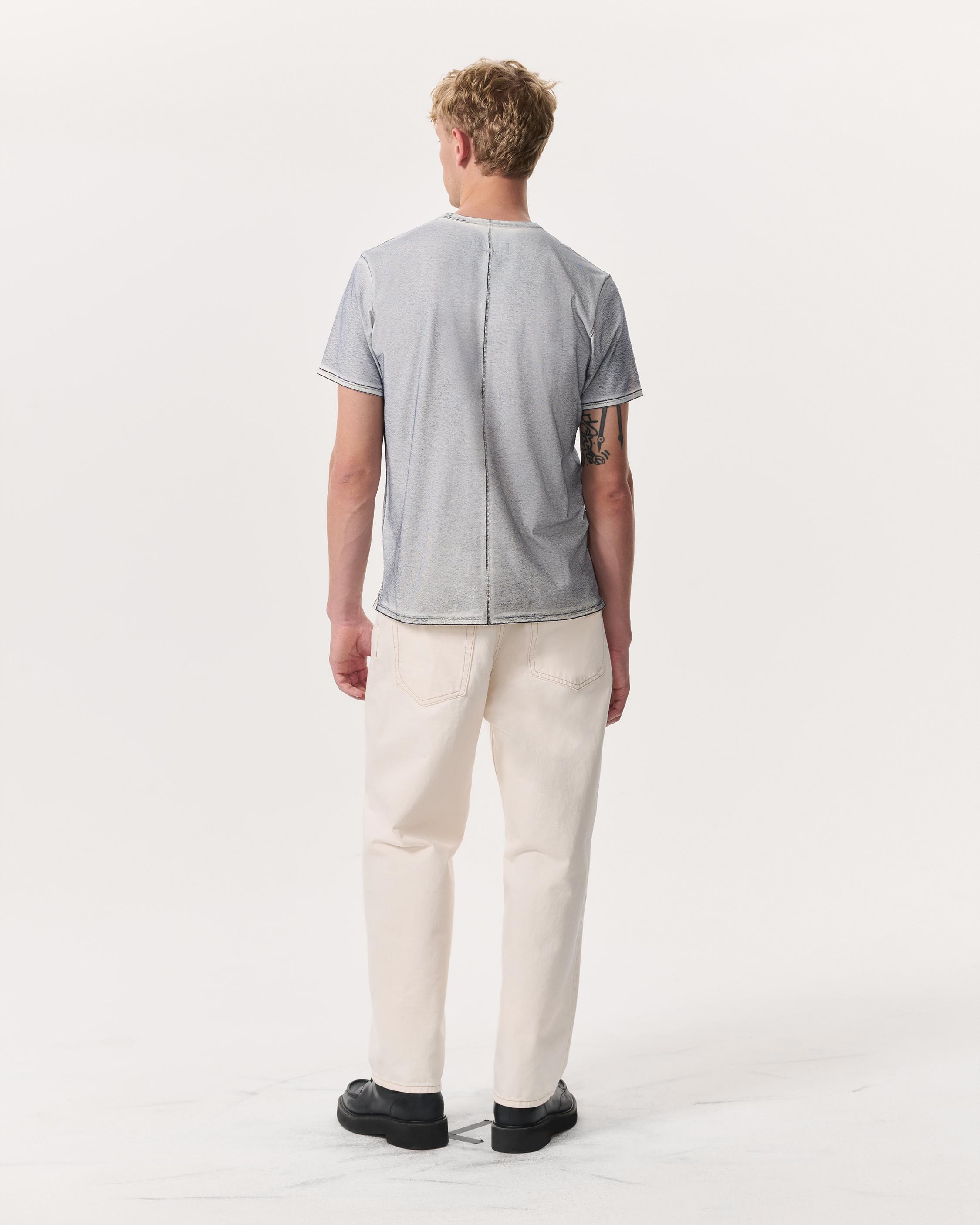Washed Cotton Jersey Pocket T-Shirt - 5