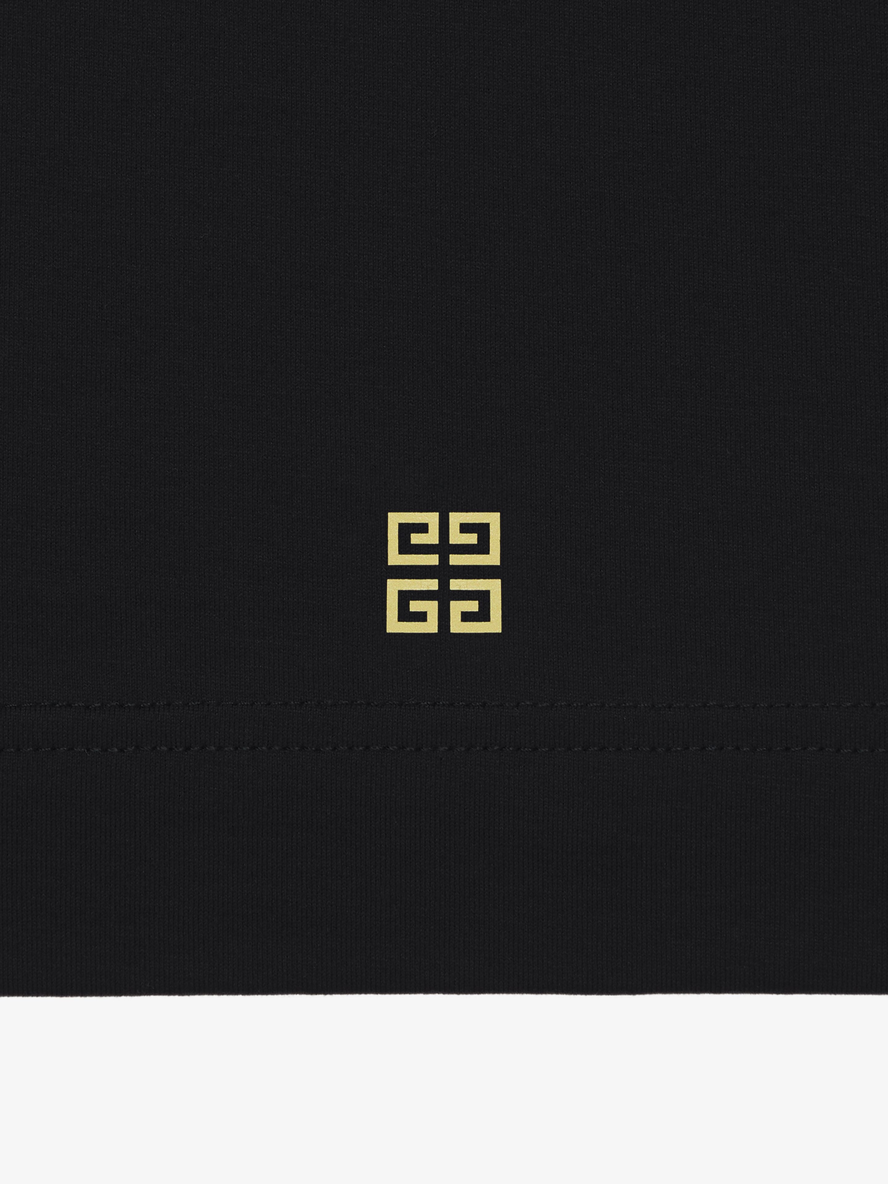 OVERSIZED T-SHIRT IN COTTON WITH GIVENCHY CIRCLE PRINT - 6