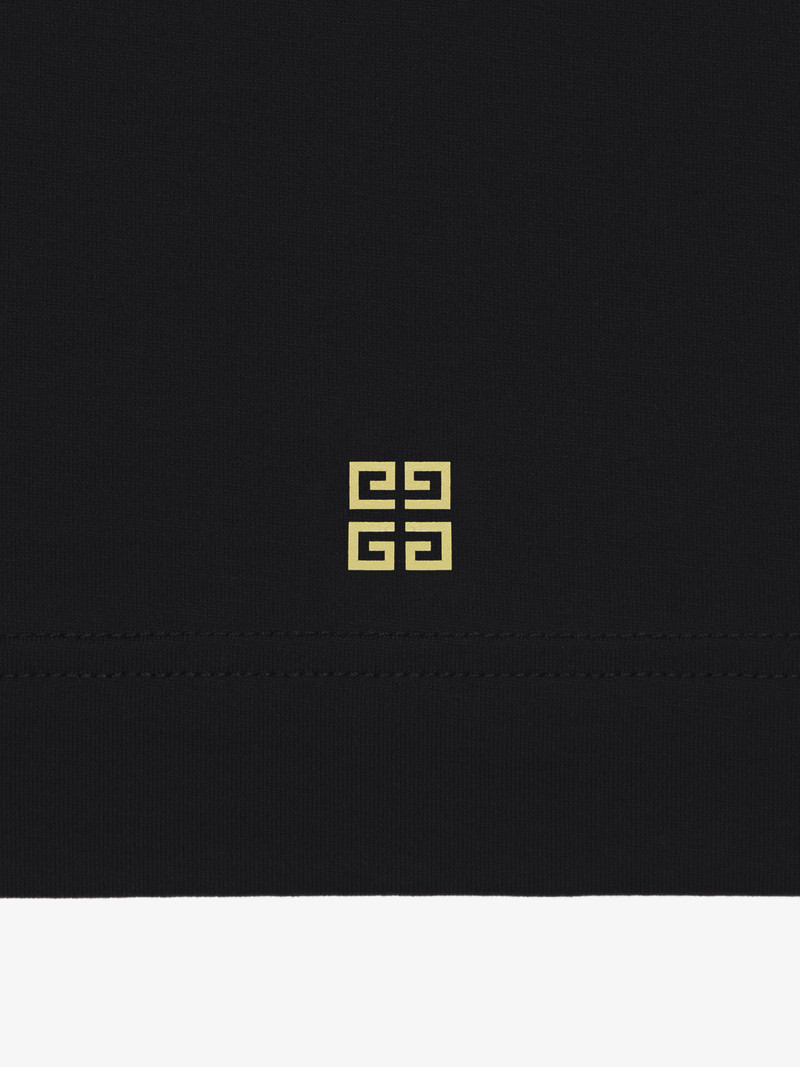 OVERSIZED T-SHIRT IN COTTON WITH GIVENCHY CIRCLE PRINT 6