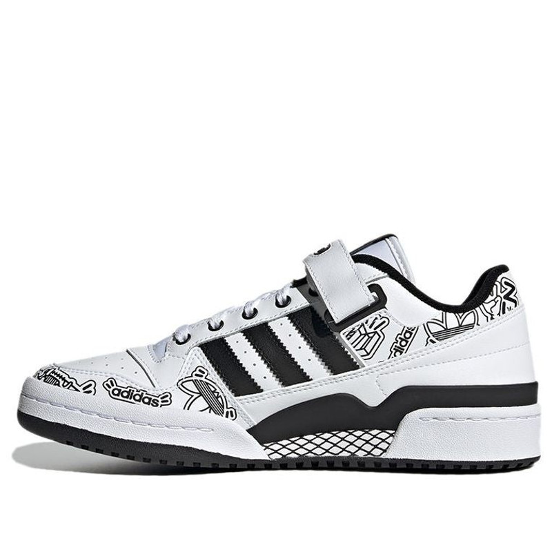 adidas originals Forum Low 'Black White' GW4921 - 1