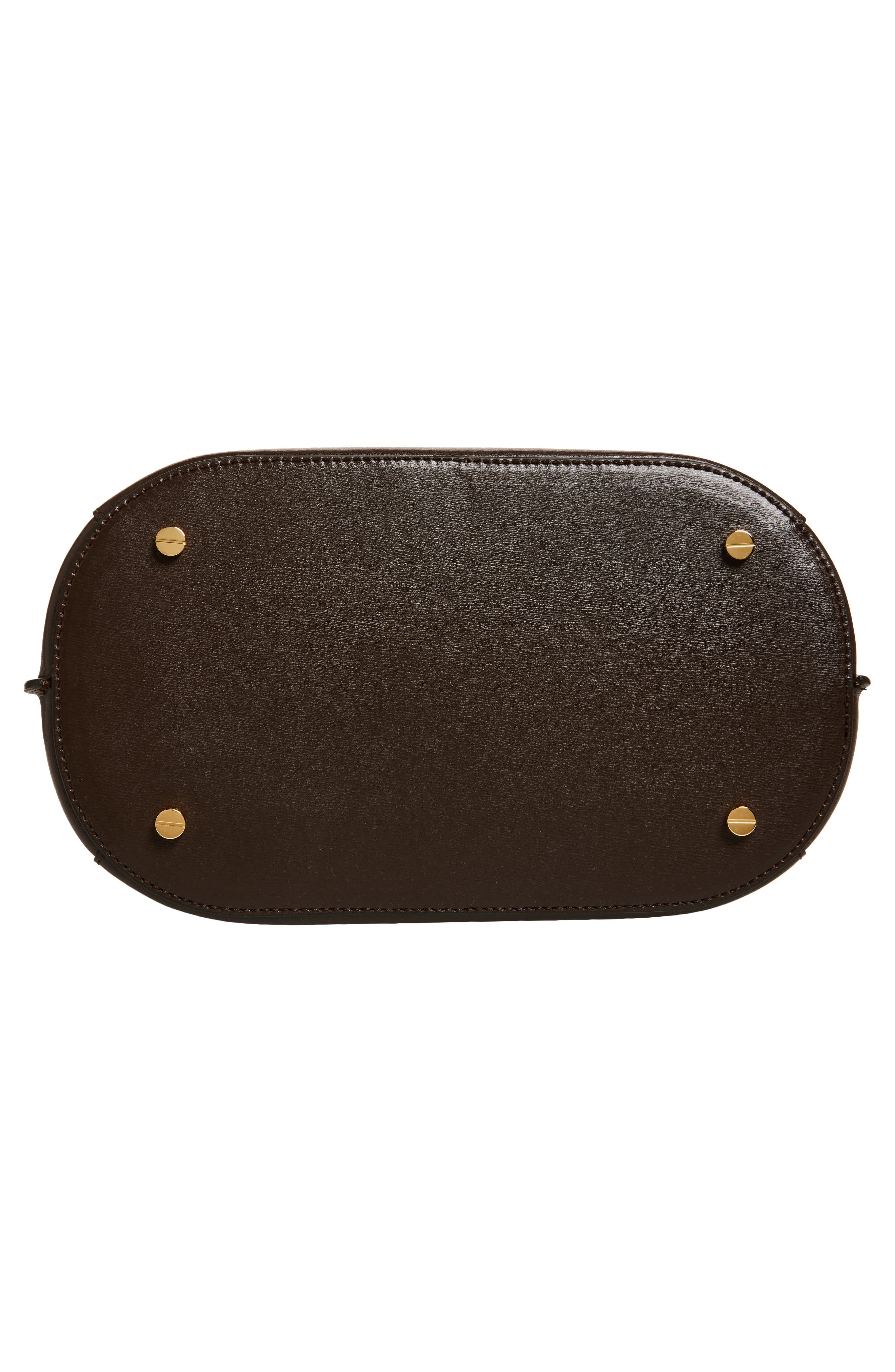 TOTEME Belted Leather Bucket Bag in Bark at Nordstrom - 7