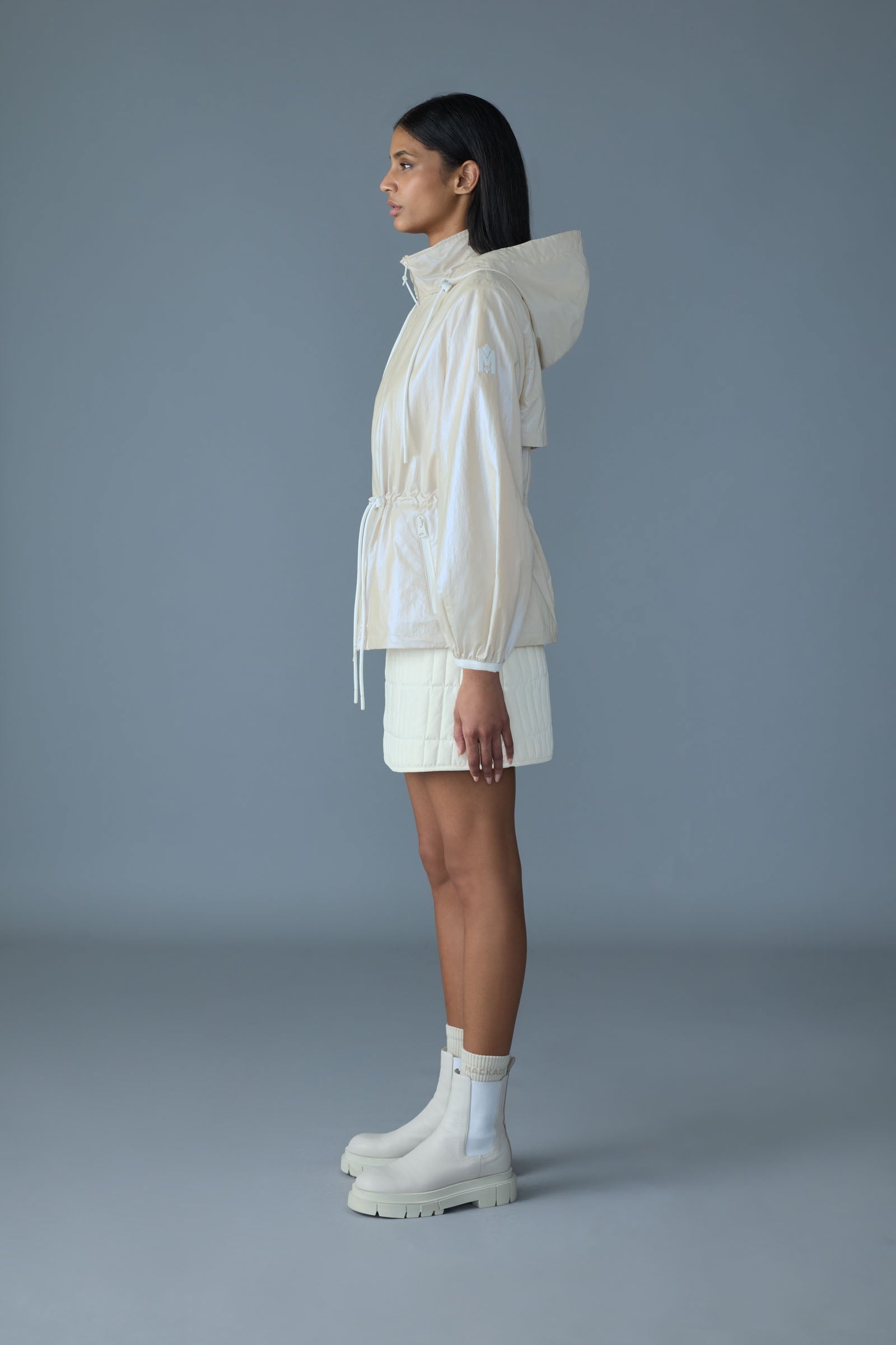 ISHA Rain Jacket with Balloon Sleeves - 3