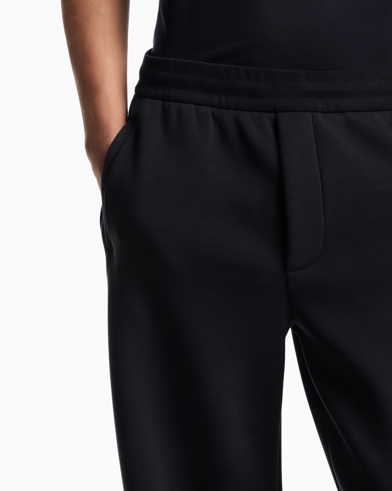 ASV LYOCELL-BLEND BONDED-JERSEY JOGGERS - 5
