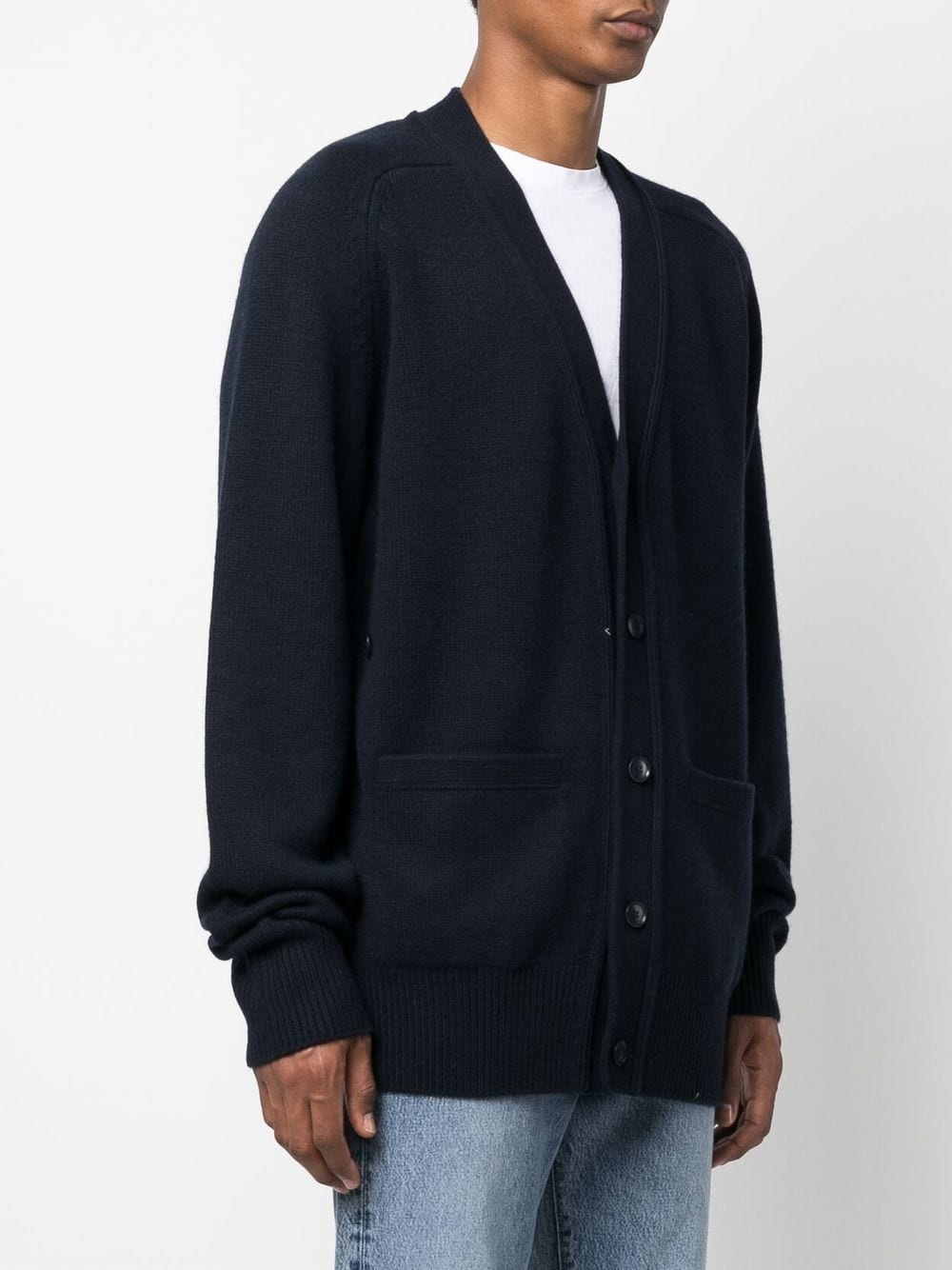 V-neck knit cardigan - 5