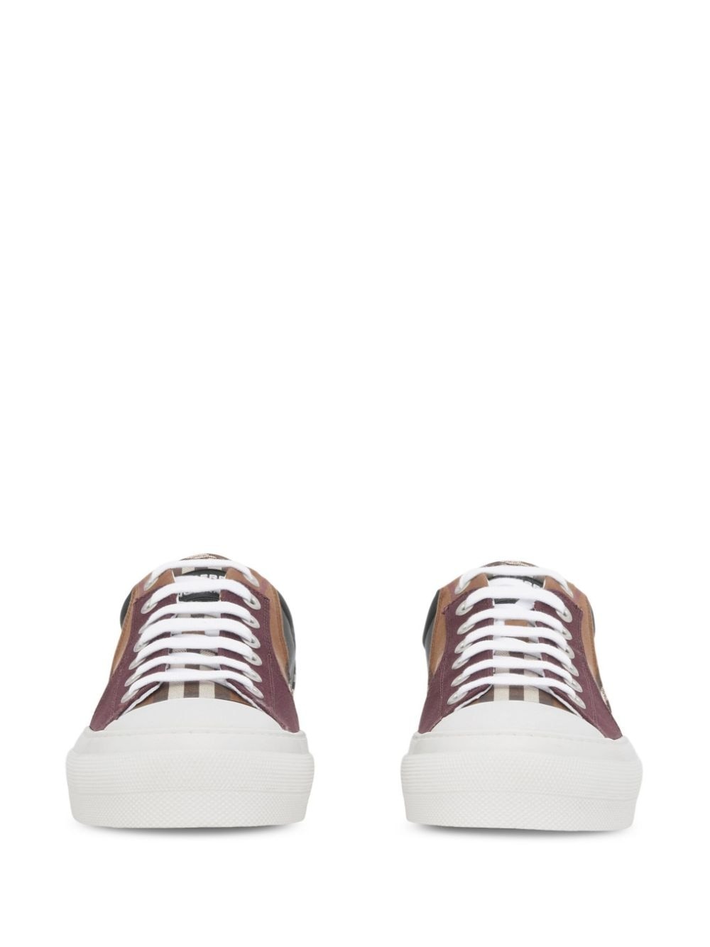 Vintage Check patchwork sneakers - 3