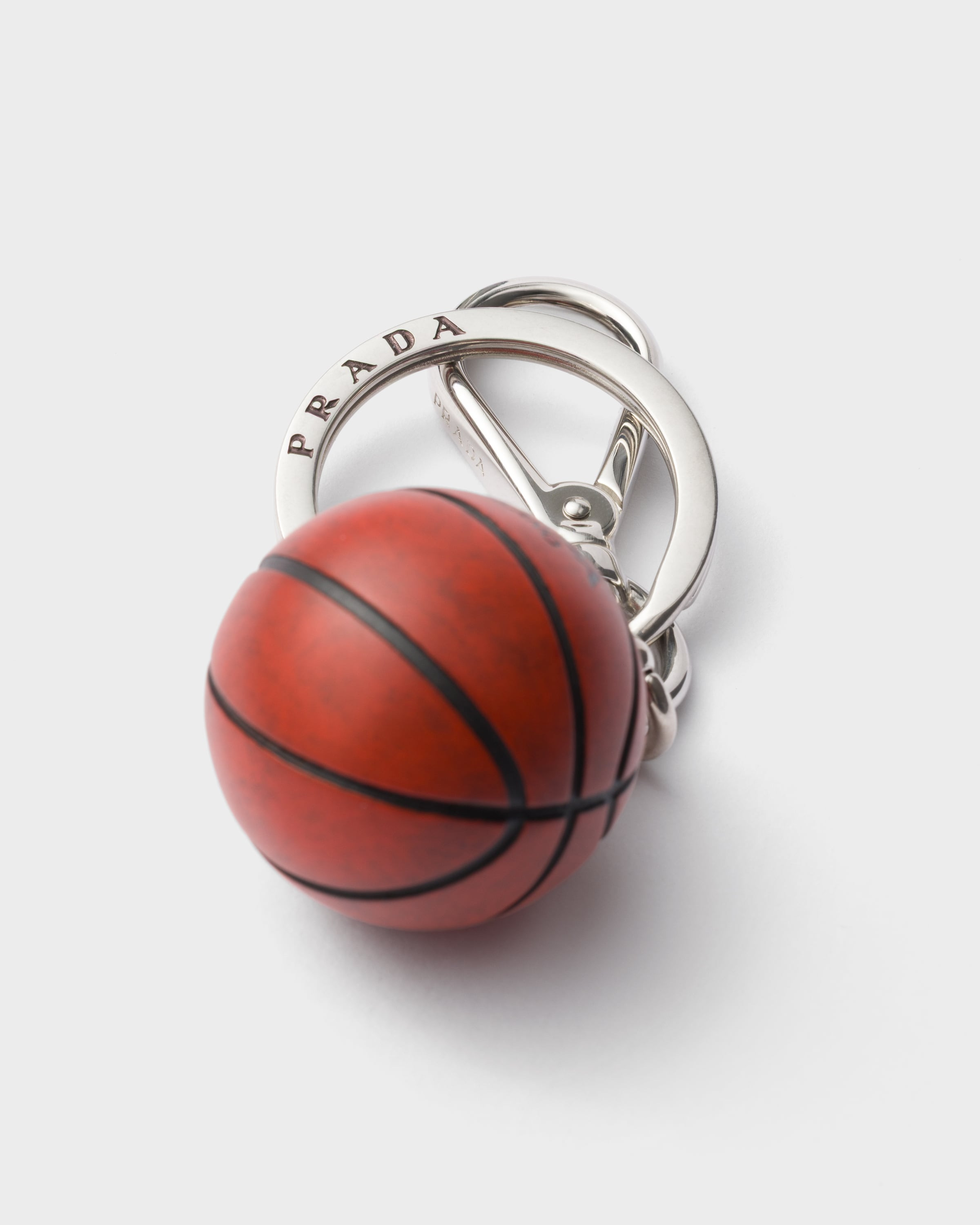 Metal basketball key ring - 2