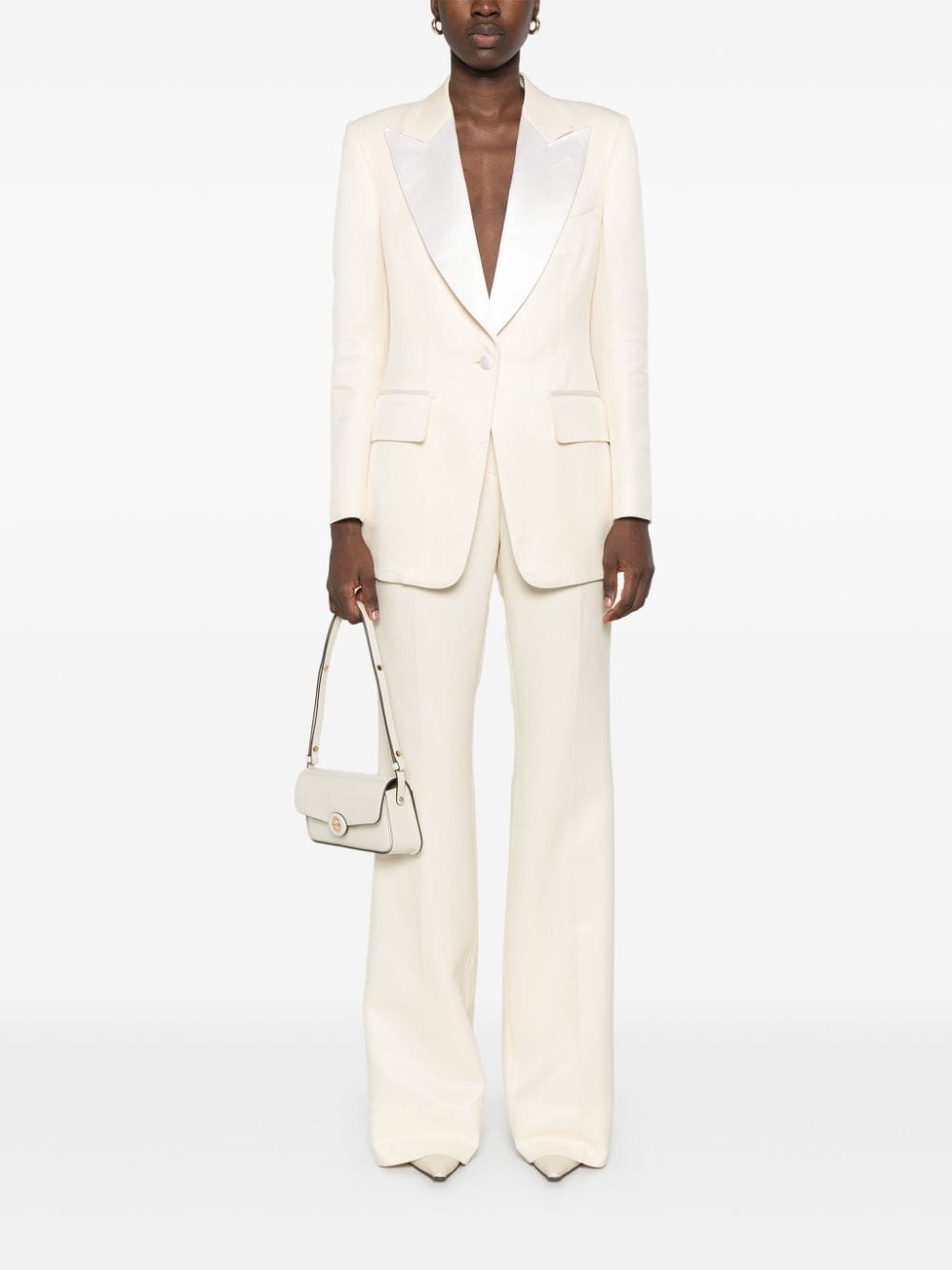wide-leg tailored trousers - 2
