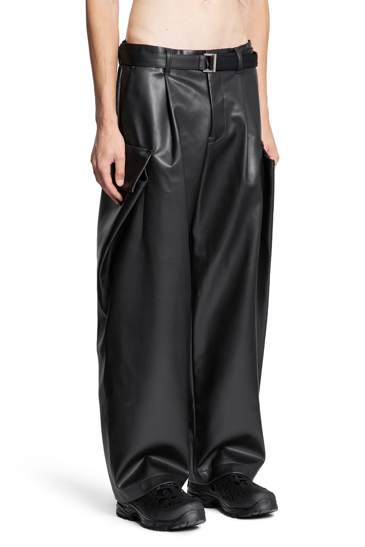 Faux-Leather-Pants - 2