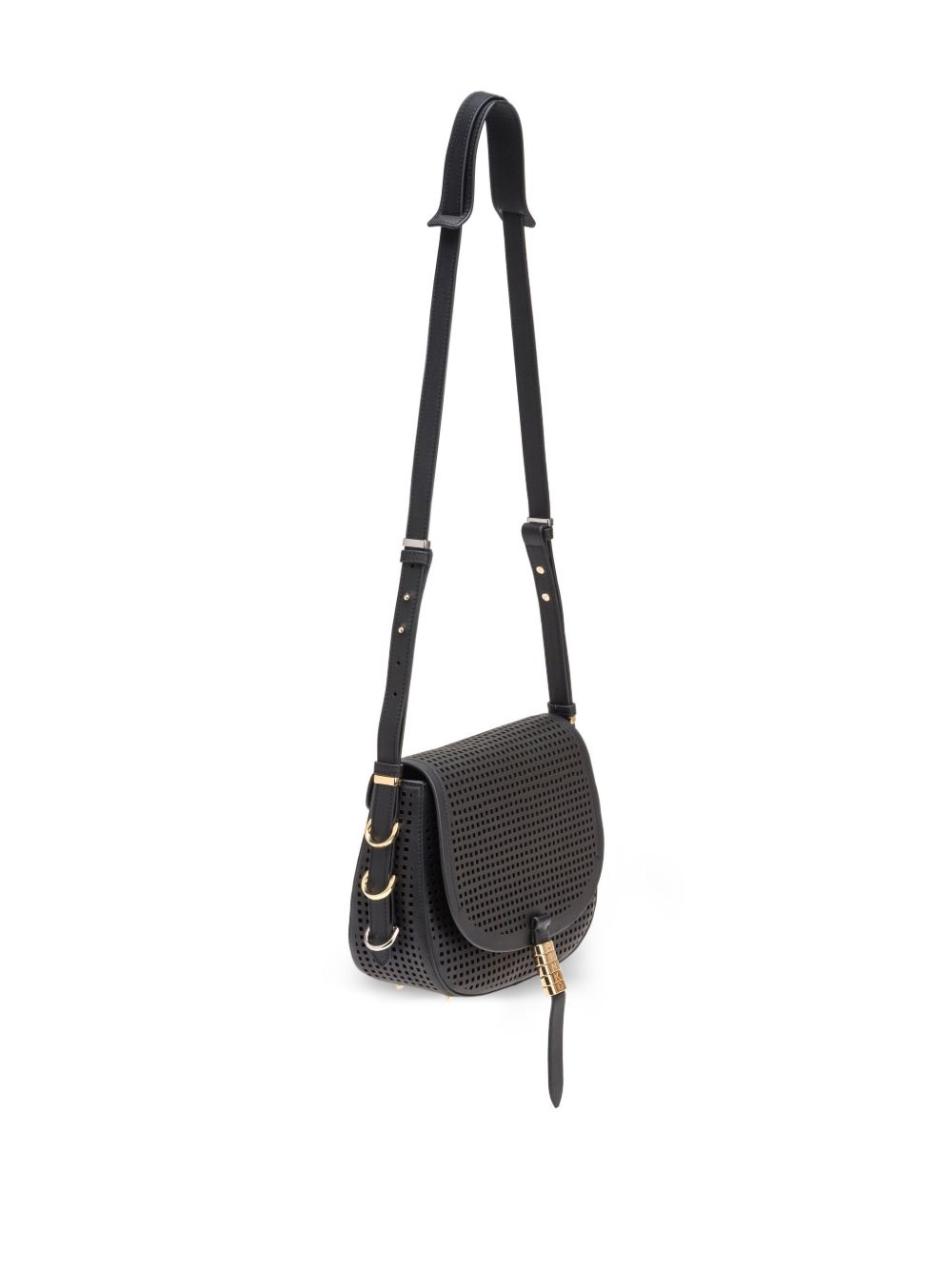 logo-buckle shoulder bag - 3