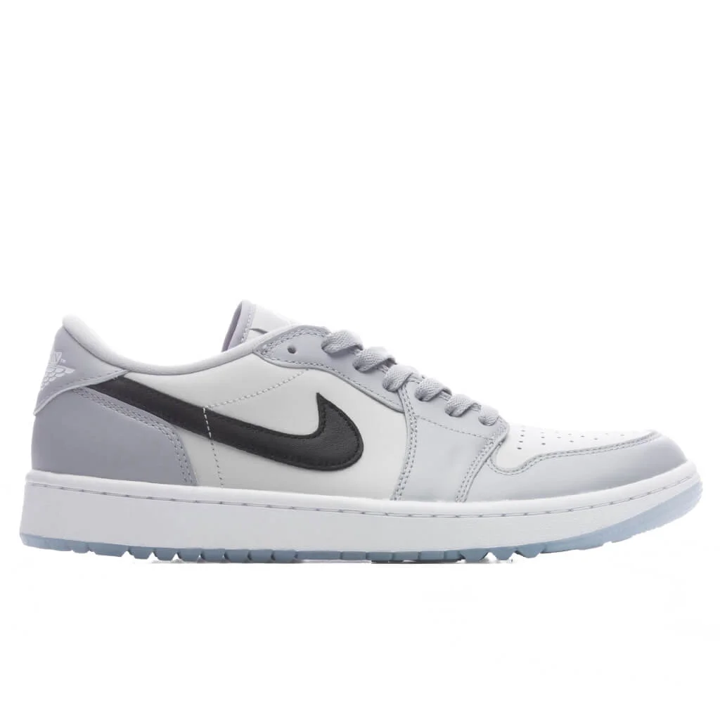 AIR JORDAN 1 LOW G - WOLF GREY/PHOTON DUST/WHITE/BLACK - 1