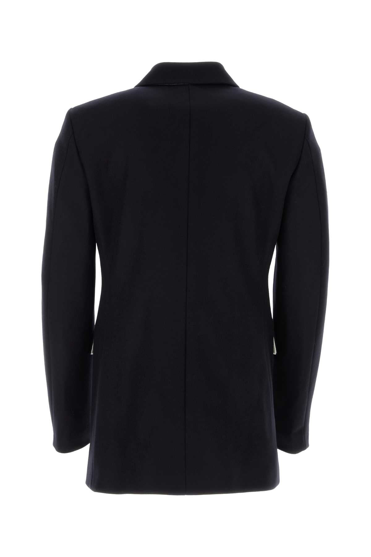 Wales Bonner Men Midnight Blue Wool Blend Blazer - 2