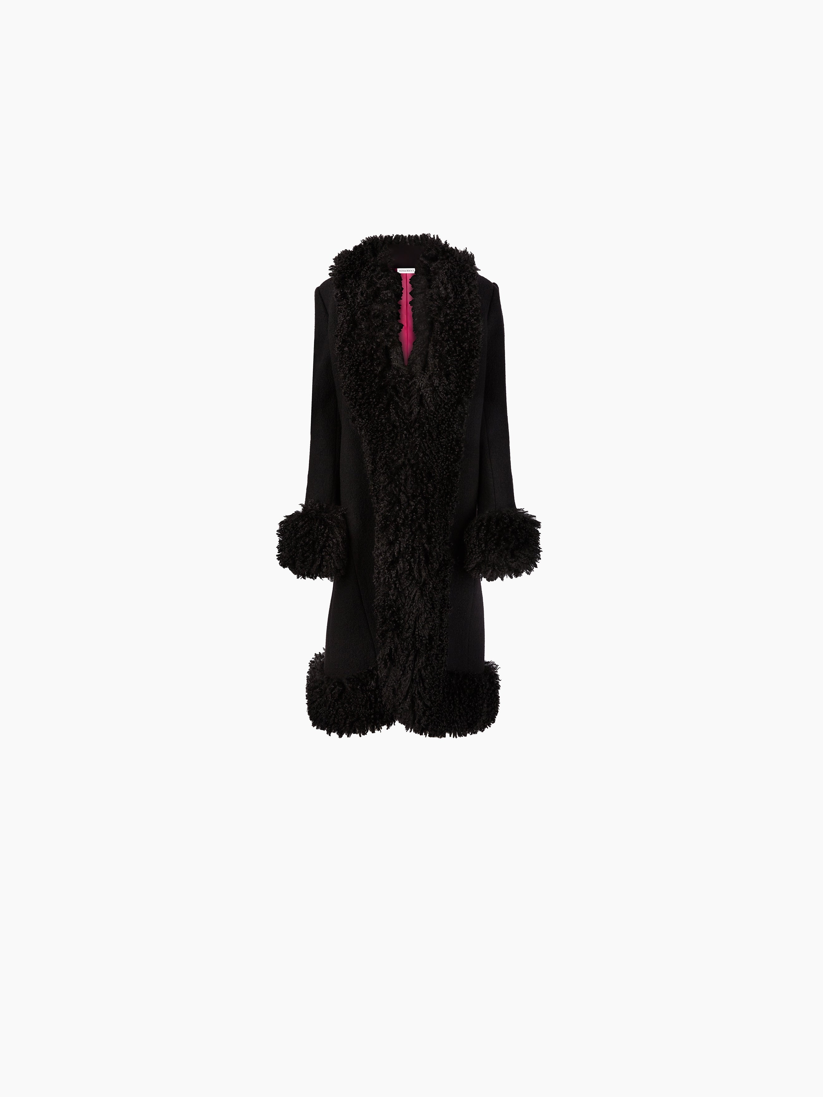 LONG COAT IN WOOL - 5