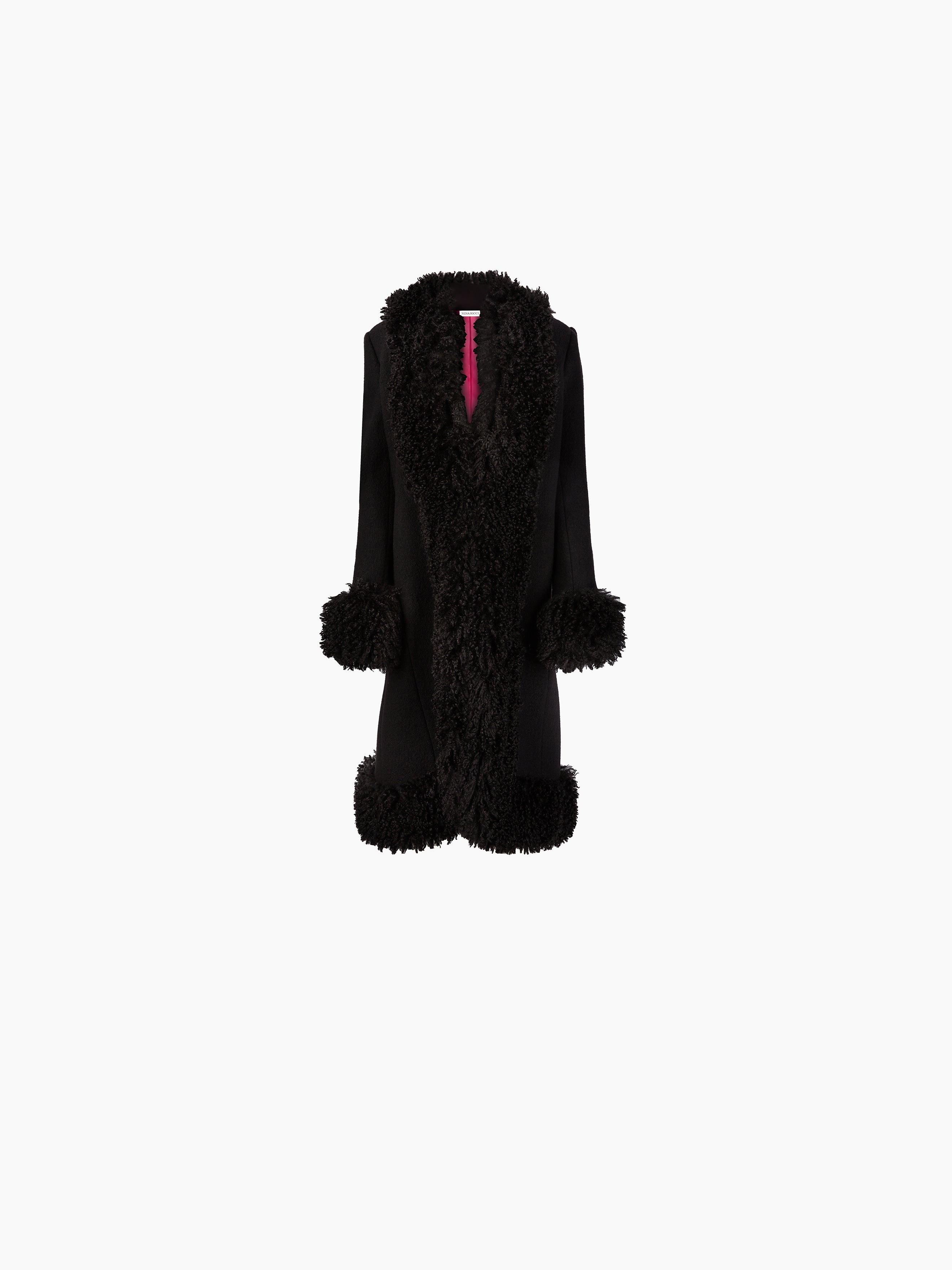 LONG COAT IN WOOL - 1