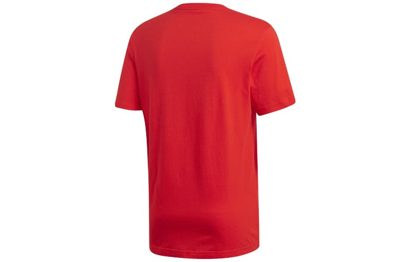 adidas adidas Alphabet Logo Sports Short Sleeve Red DV3053 outlook