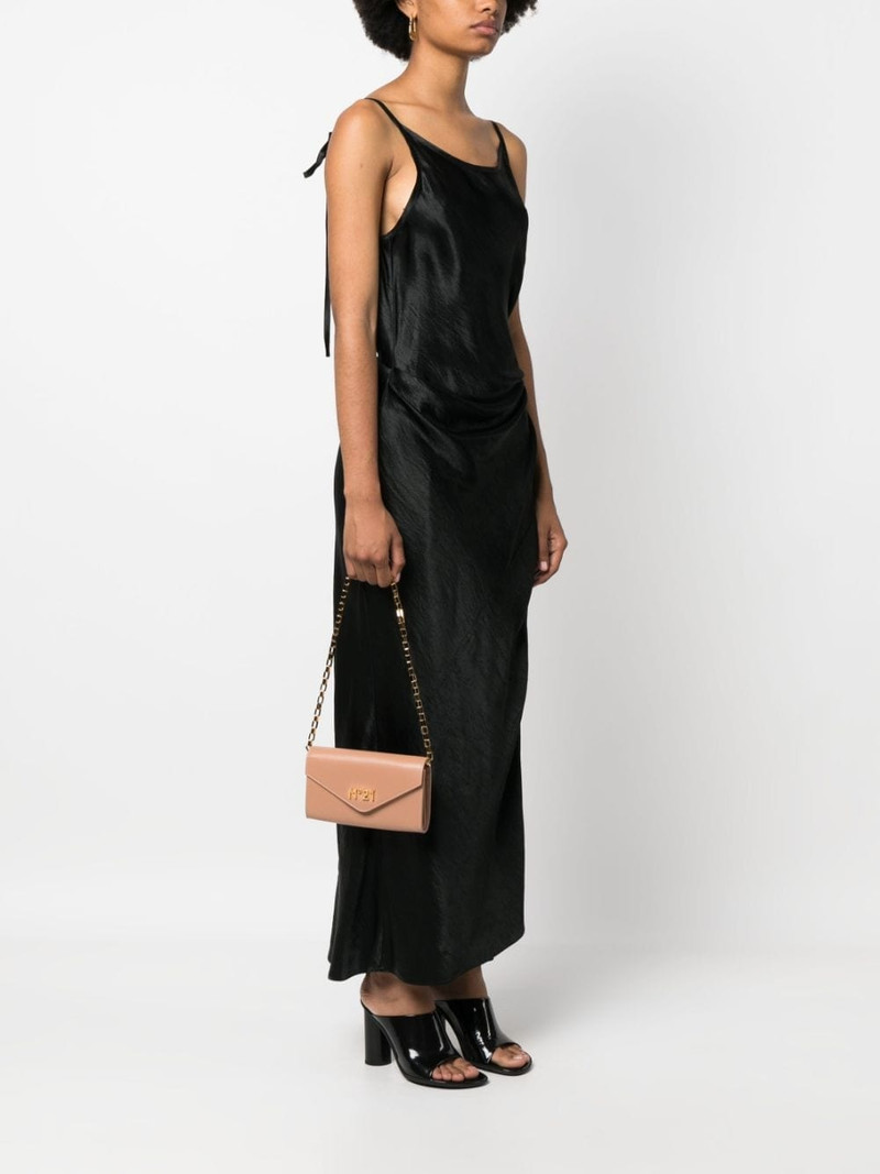 N°21 logo-lettering leather shoulder bag outlook