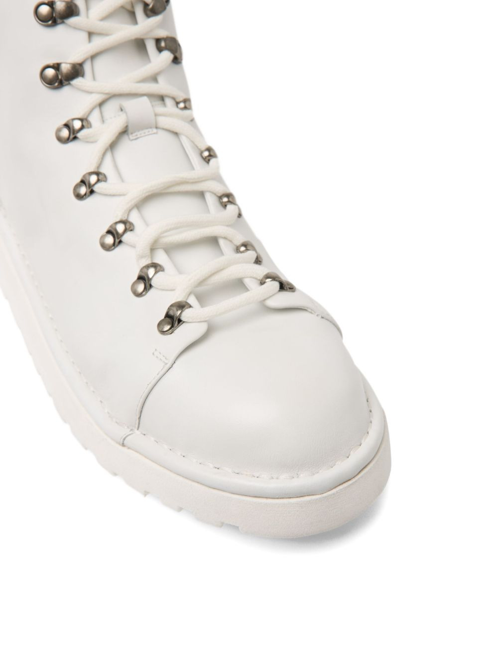 lace-up leather boots - 4