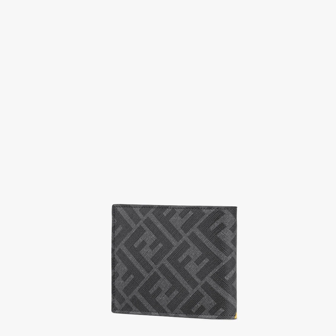 Gray fabric bi-fold wallet - 2