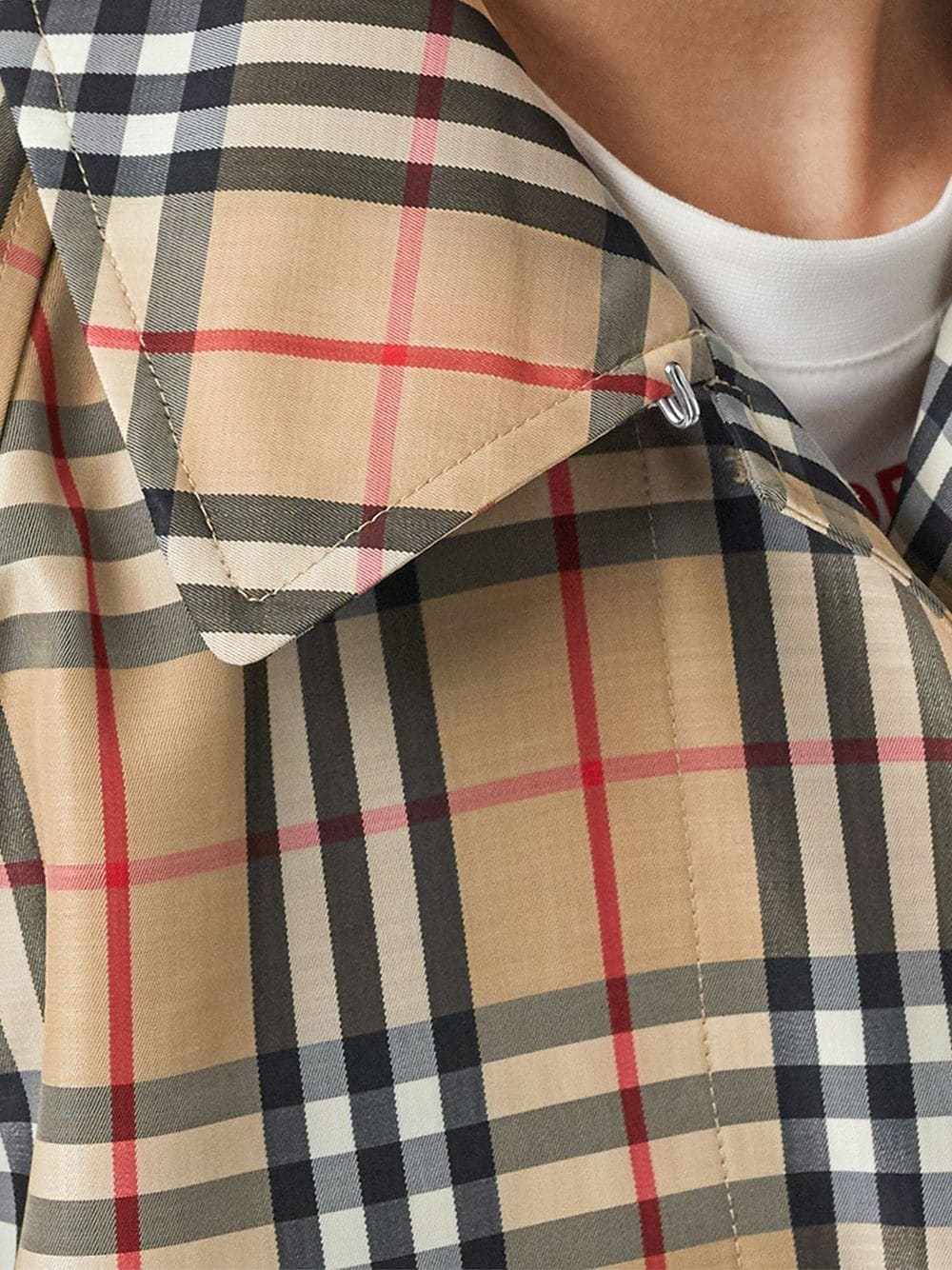 vintage check car coat - 5