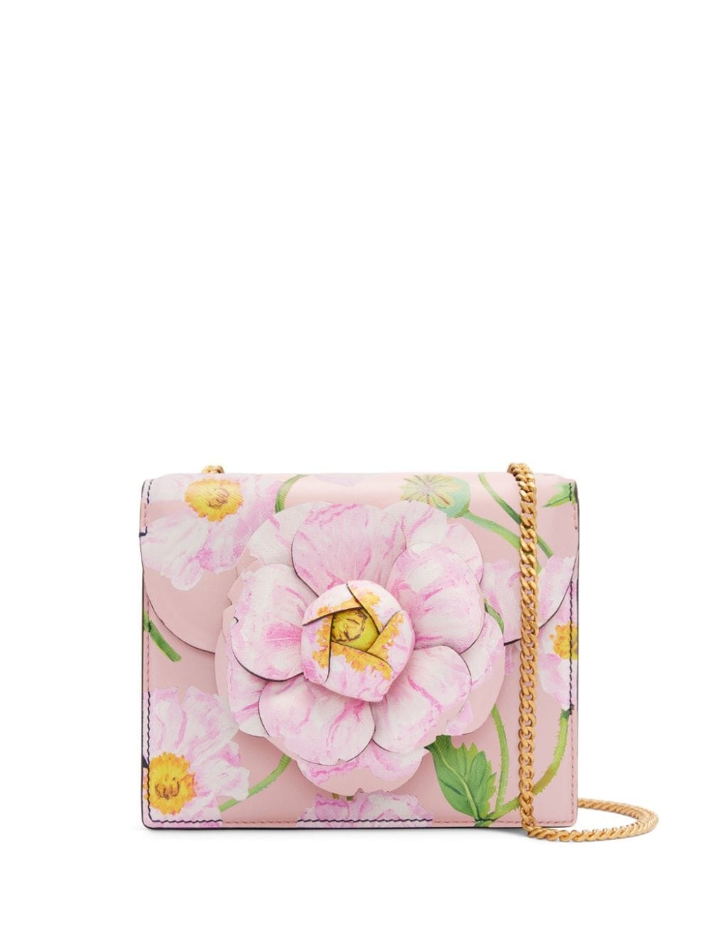 Tro floral-print leather mini bag - 1
