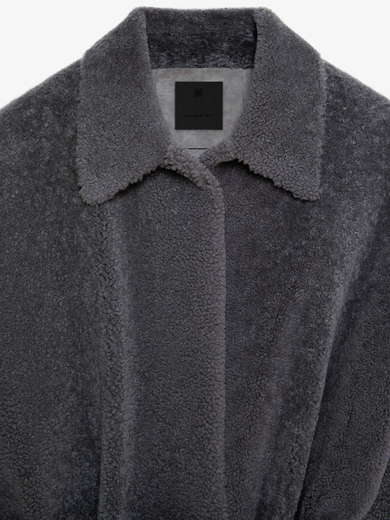 OVERSIZED COAT IN SHEARLING 5