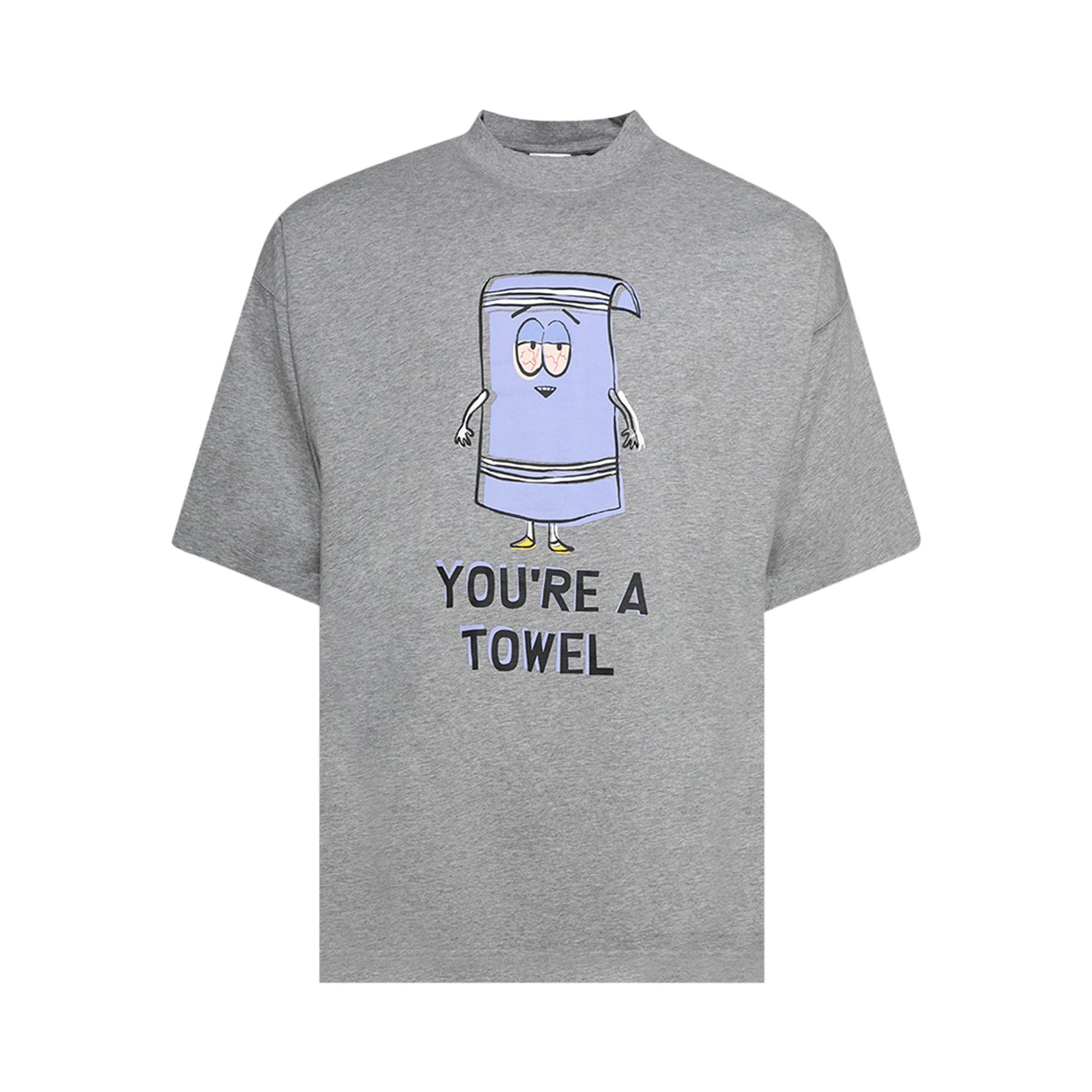 Vetements I'm A Towel Oversized T-Shirt 'Grey Melange' - 1