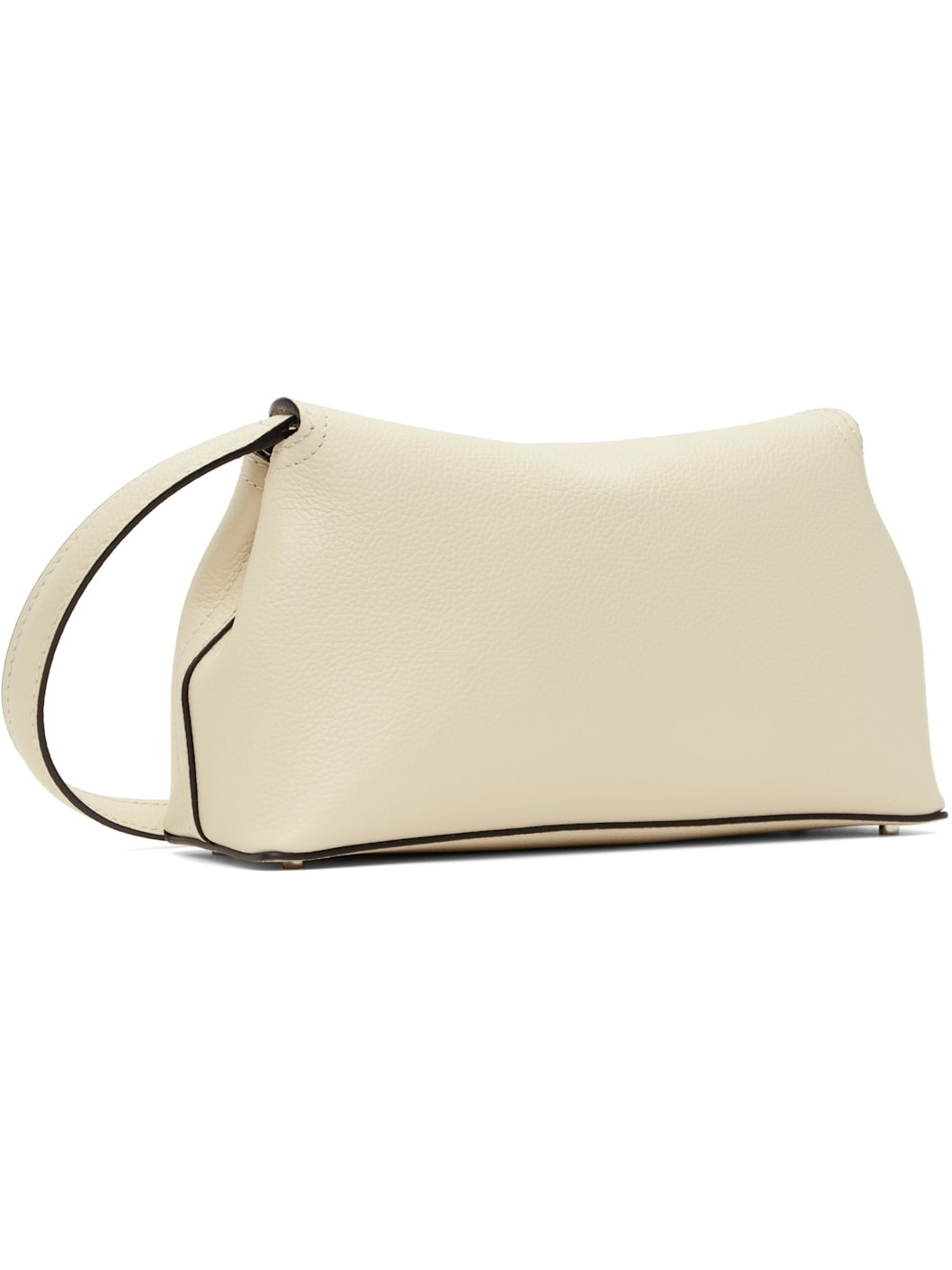 Off-White T-Lock Grained-Leather Clutch - 3