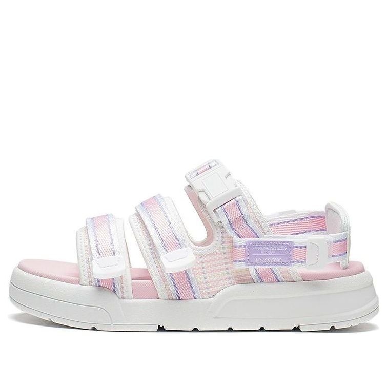 (WMNS) Li-Ning Coca Sandals 'White Lavender Pink' AGUS004-1 - 1