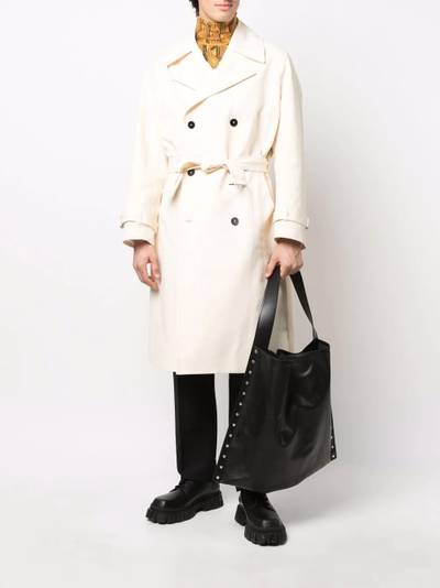 Jil Sander double-breasted trench coat outlook