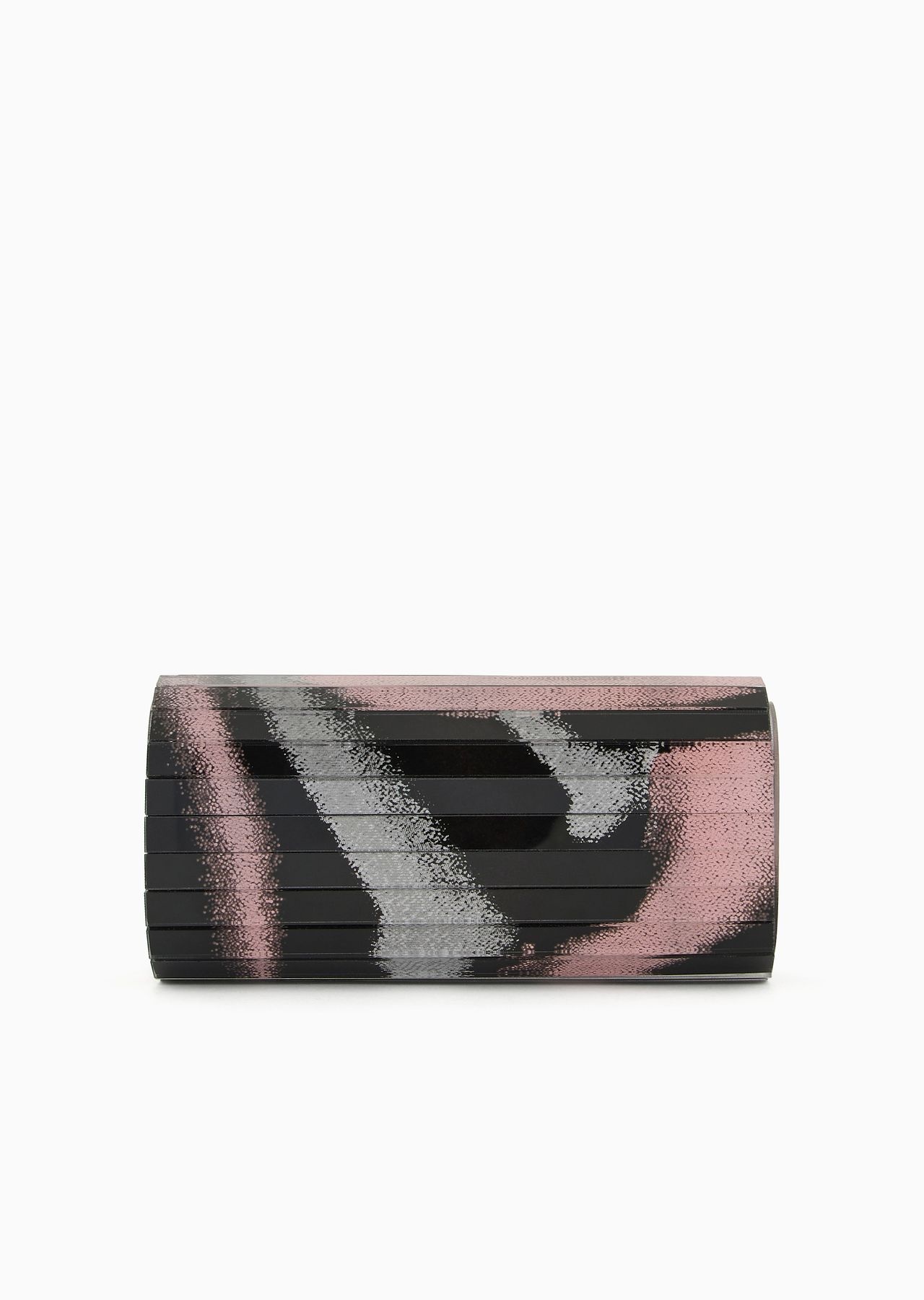 Rigid clutch bag with a gradient print - 3