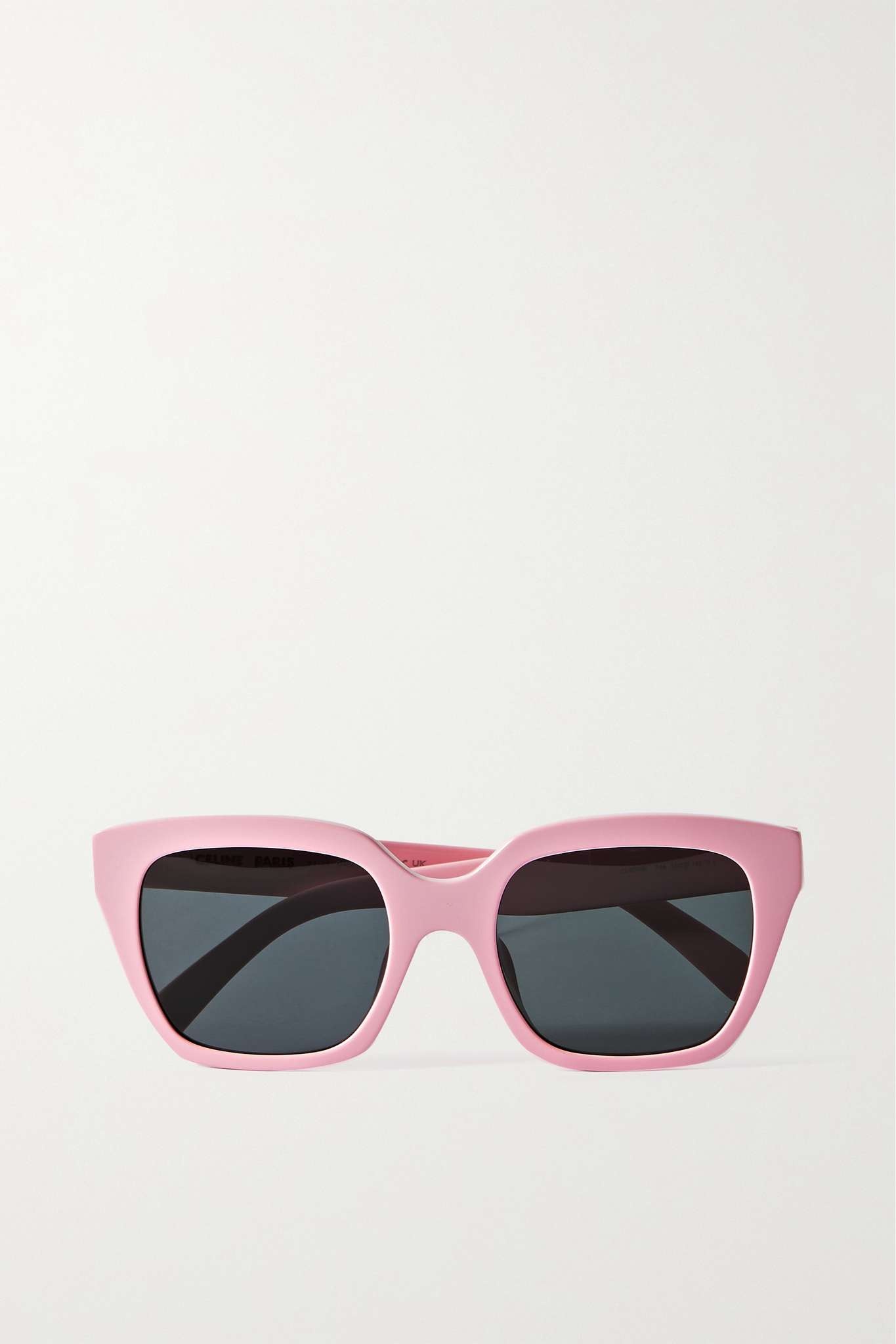 Oversized square-frame acetate sunglasses - 1