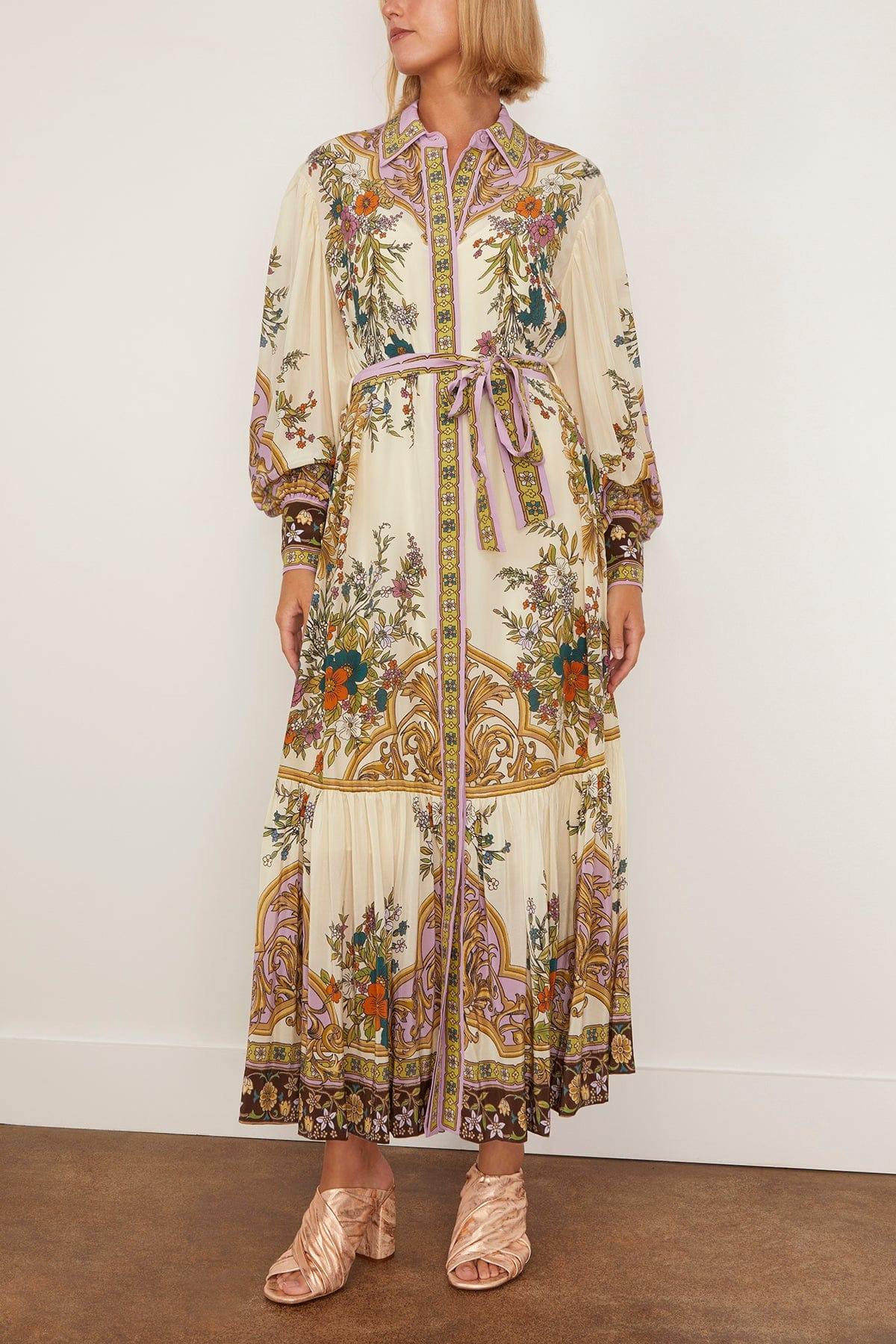 Antoinette Shirtdress in Cream - 3