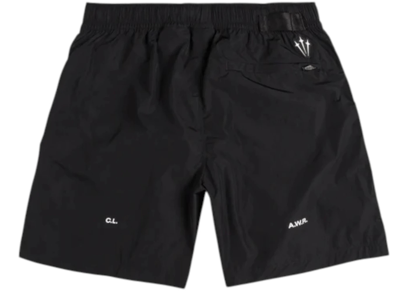 Nike x NOCTA Cardinal Nylon Shorts Black/Black/White - 2