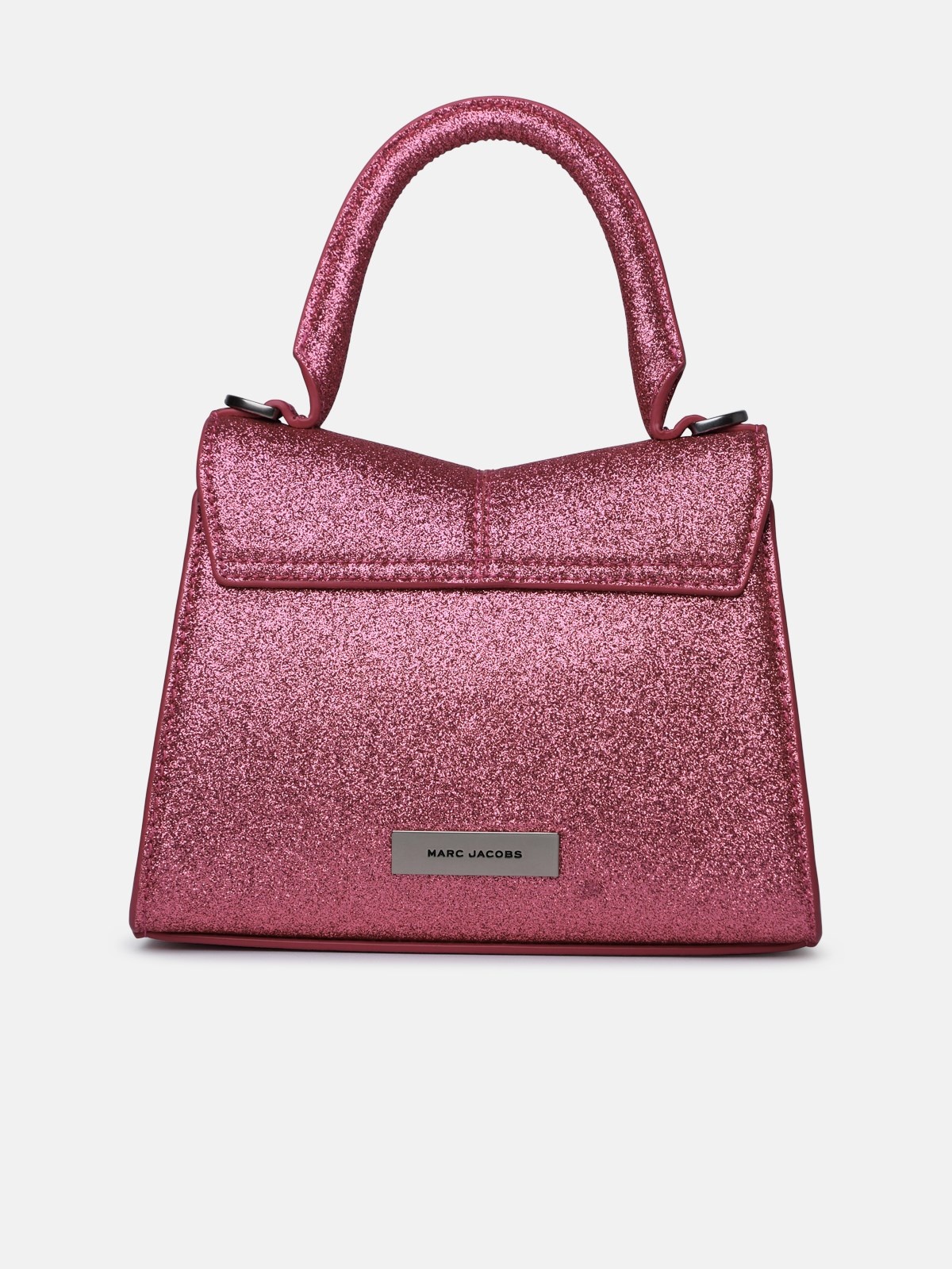 'ST. MARC' PINK GLITTER LEATHER BAG - 3