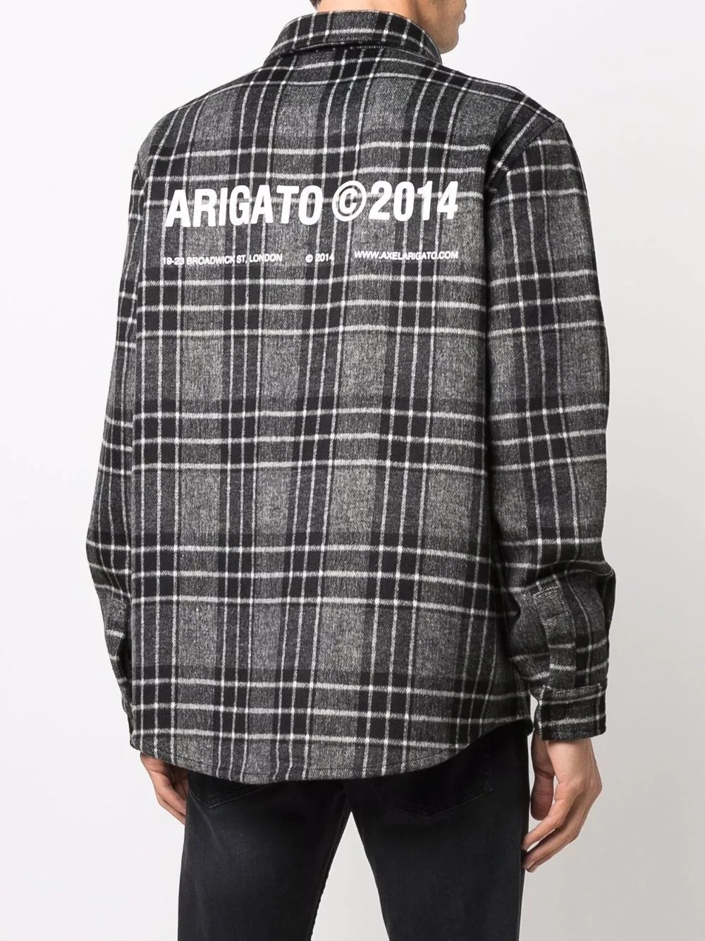 plaid logo shirt - 4