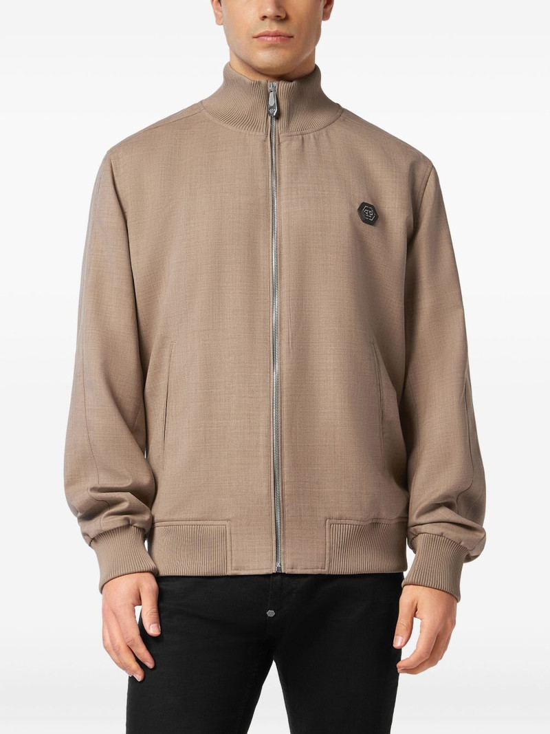 logo-patch jacket 3