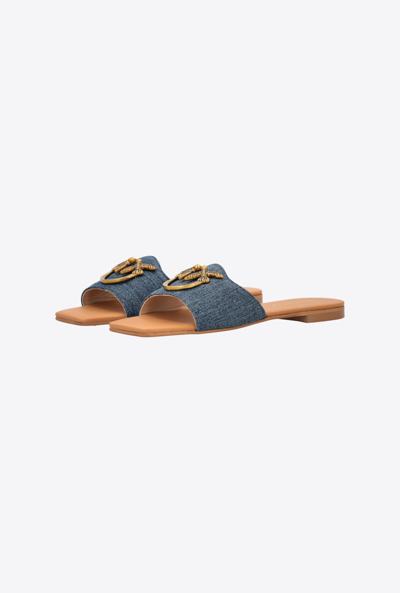 FLAT DENIM SLIP-ONS 6