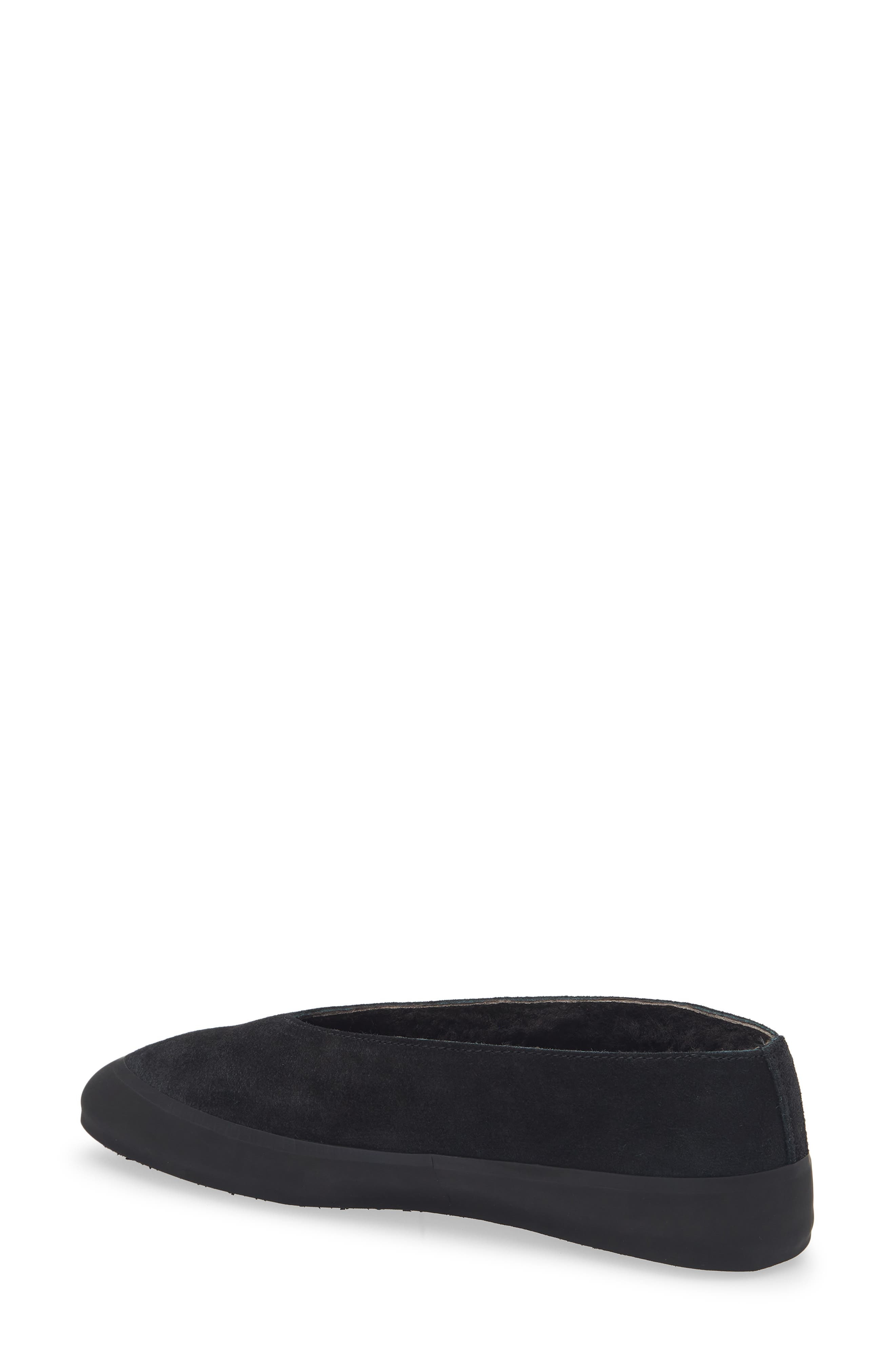 Le Monde Beryl Après Ski Genuine Shearling Lined Ballet Flat in Black at Nordstrom - 2