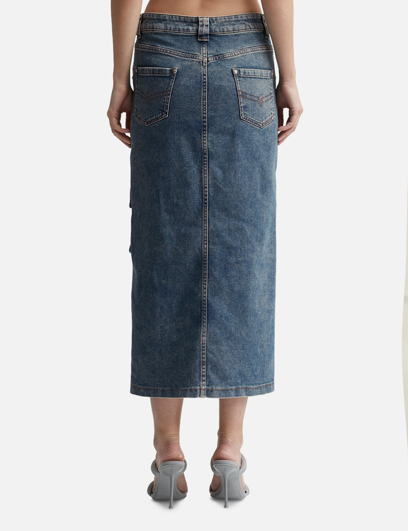 CARGO DENIM MIDI SKIRT 3
