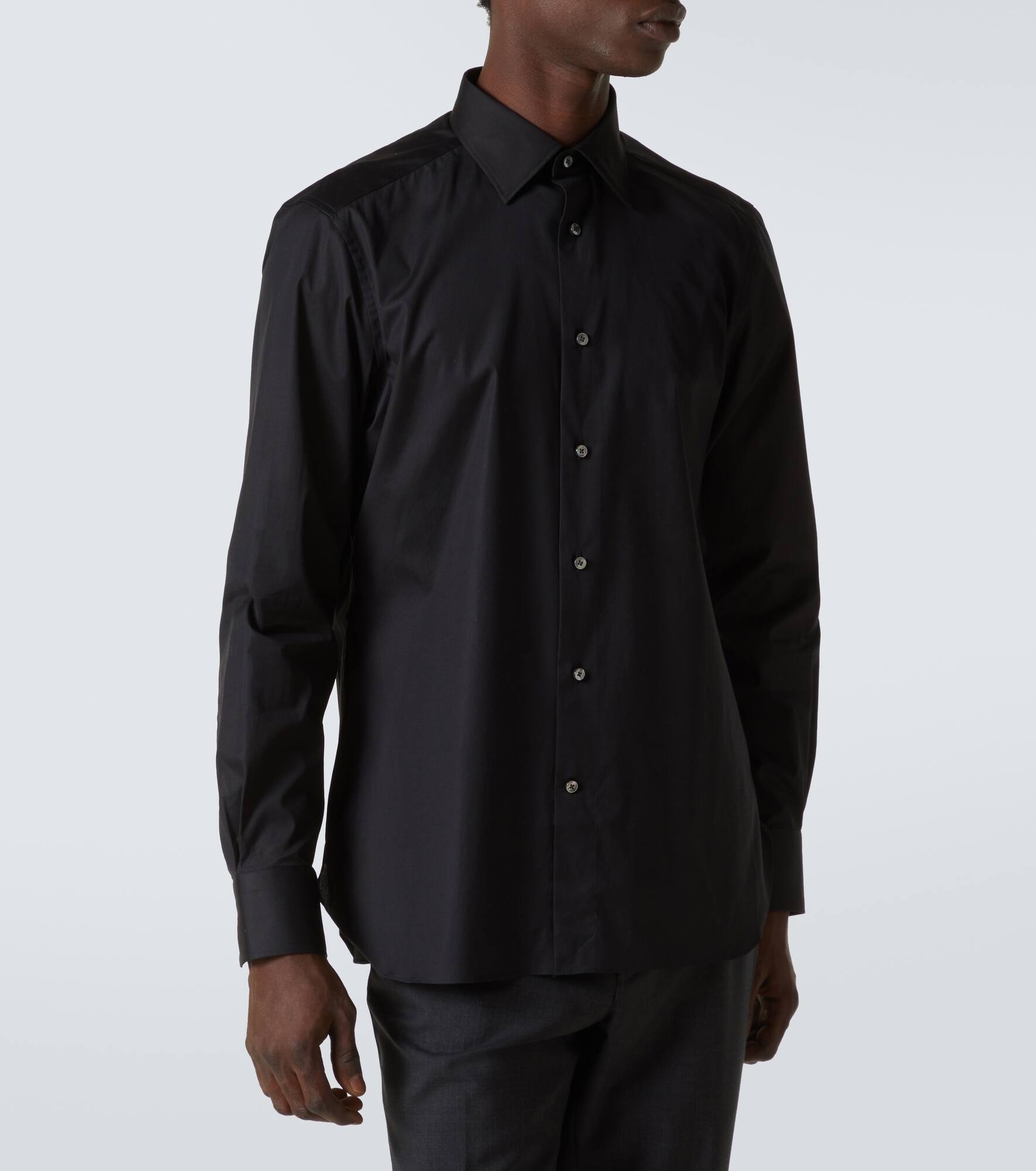 Cotton-blend shirt - 3