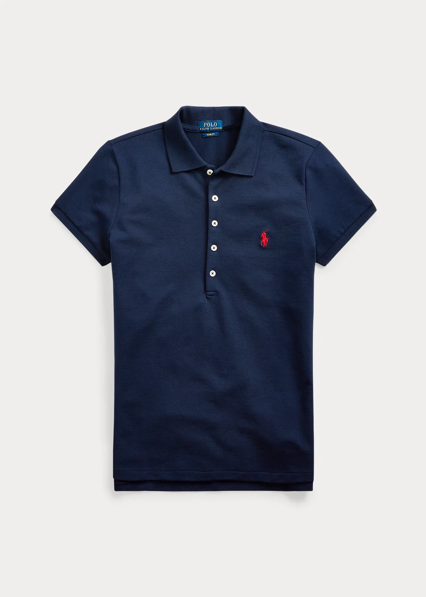 Slim Fit Stretch Polo Shirt - 1