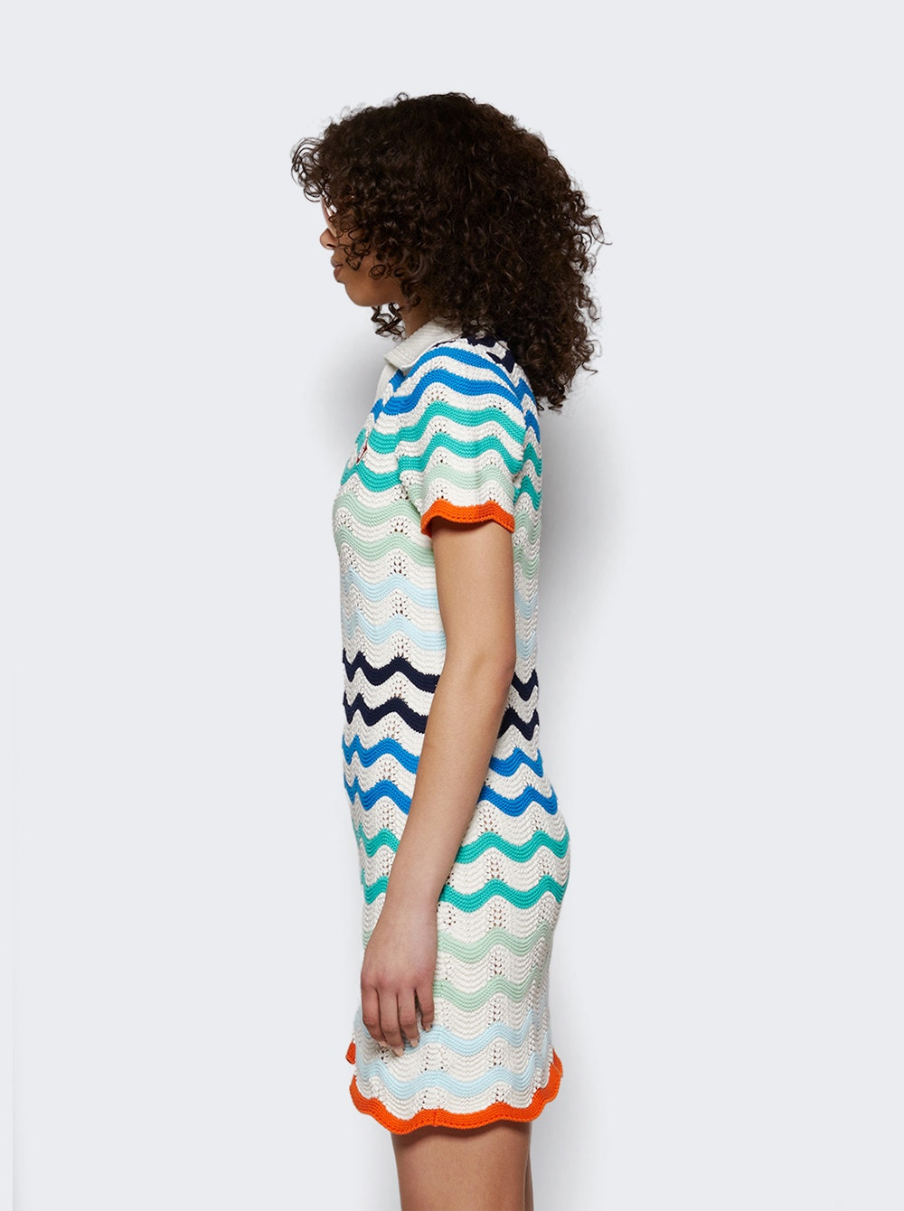 Wavy Crochet Dress Multicolor - 3