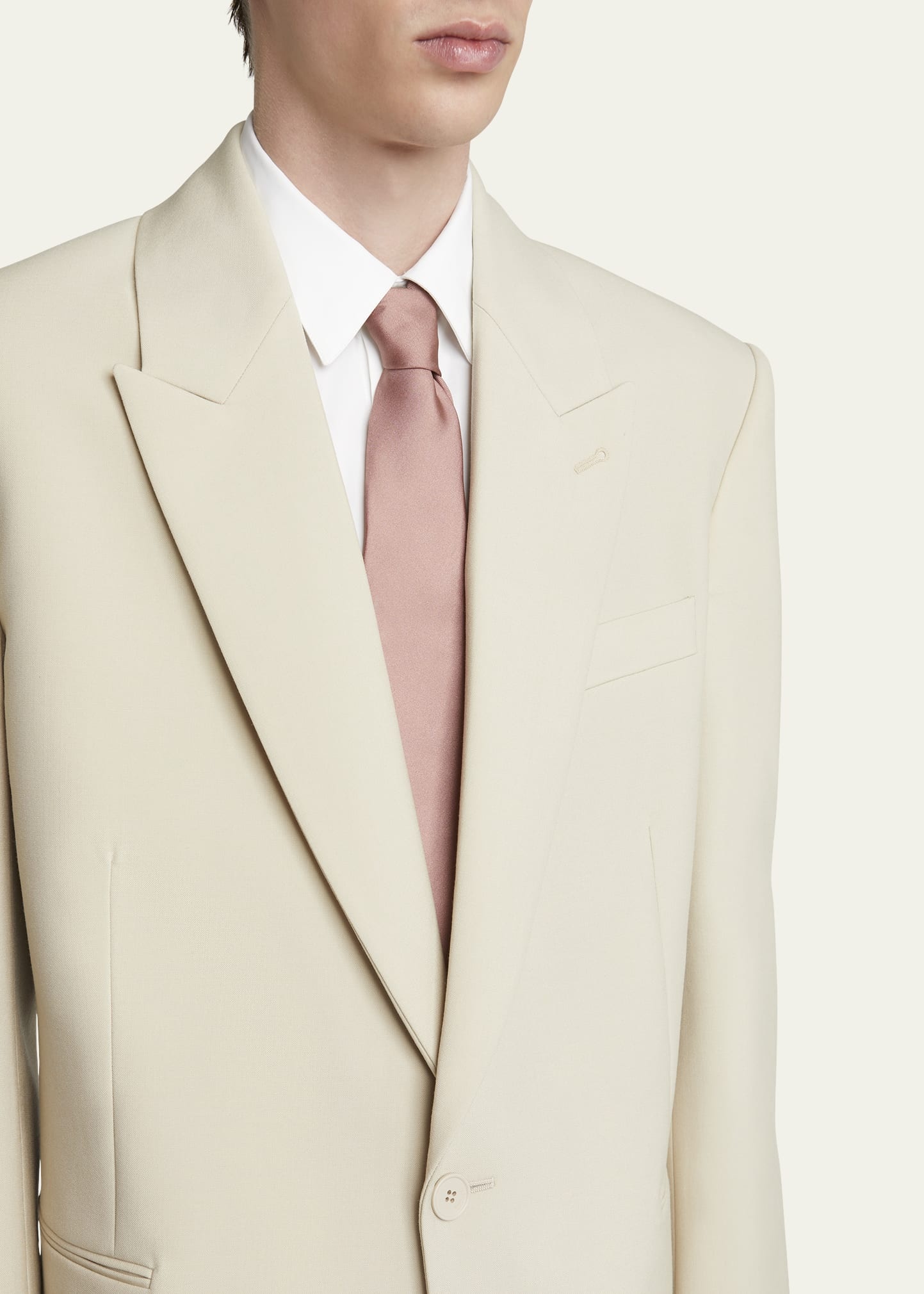 Men's Wool-Silk Relaxed Sport Coat - 6