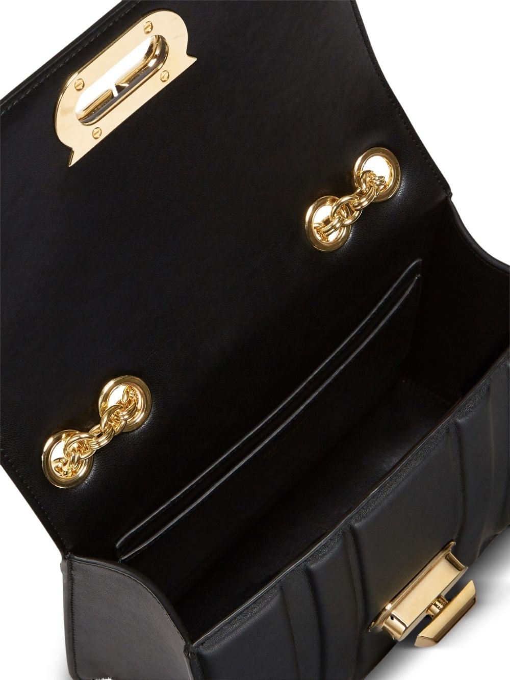 medium Gancini leather shoulder bag - 4
