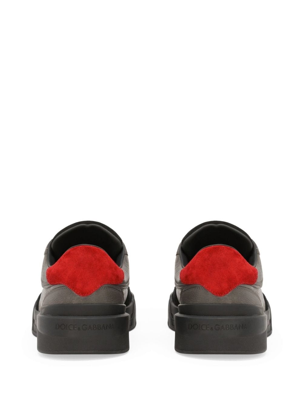 New Roma panelled leather sneakers - 3